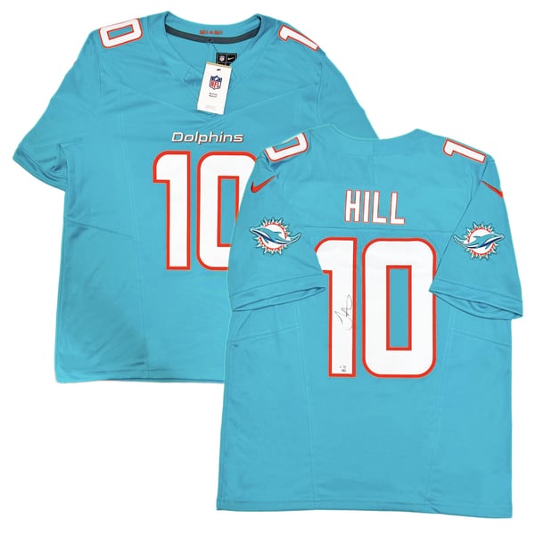 Tyreek Hill Autographed Miami Dolphins Jersey #10 – Beckett COA BQ03176