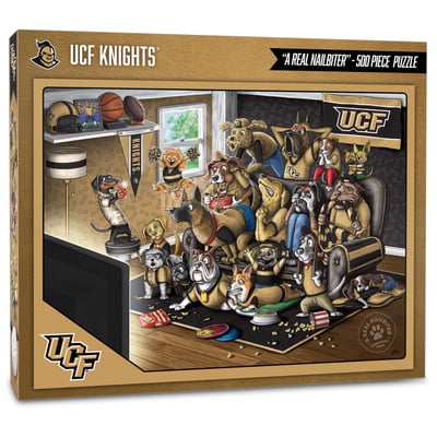 UCF Knights Fanpoint Purebred Fans 18'' x 24'' A Real Nailbiter 500-Piece Puzzle