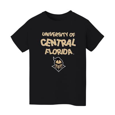 UCF Knights Vive La Fete Infant Mascot & Name T-Shirt - Black