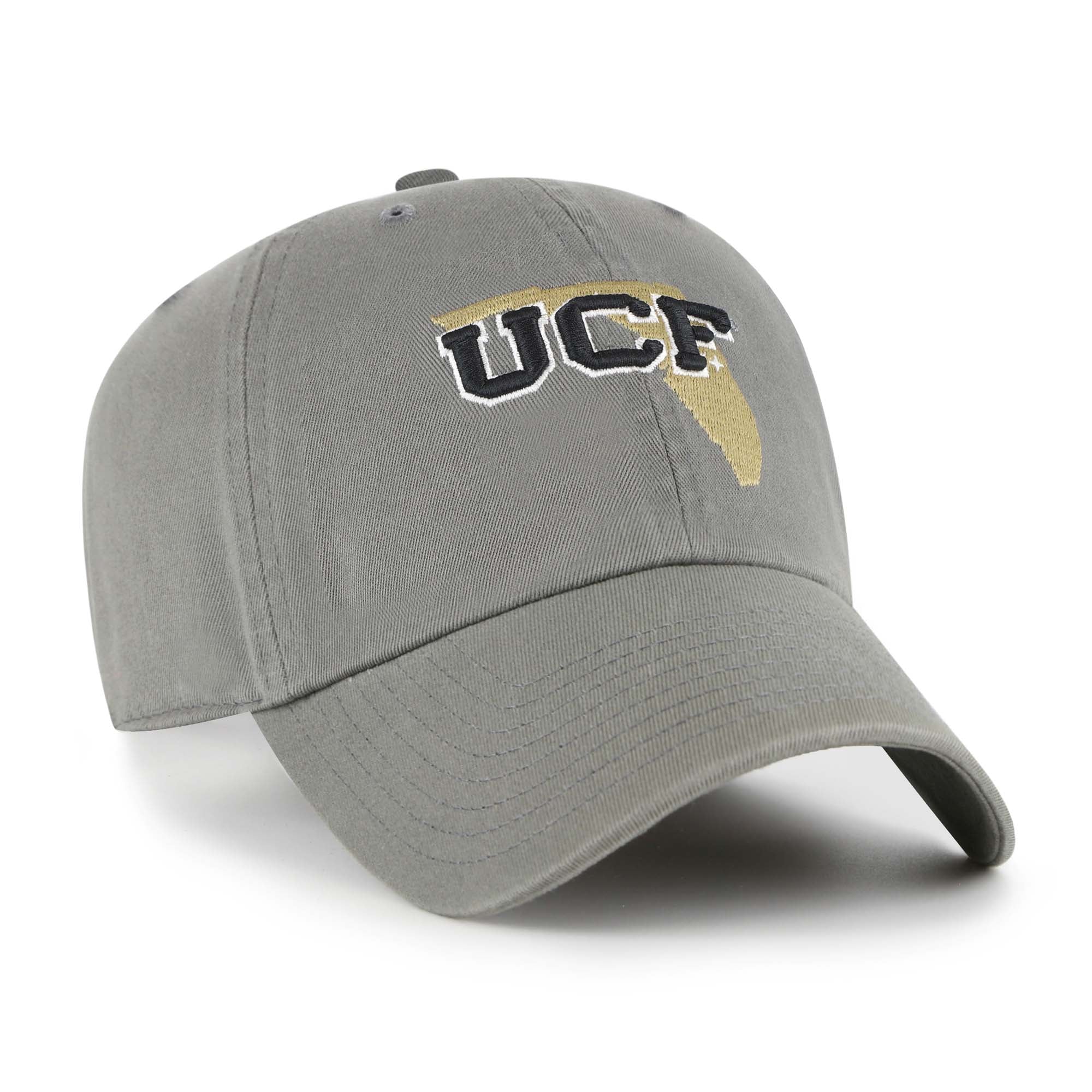 Men's '47 Dark Grey UCF Knights Vault Clean Up Adjustable Hat