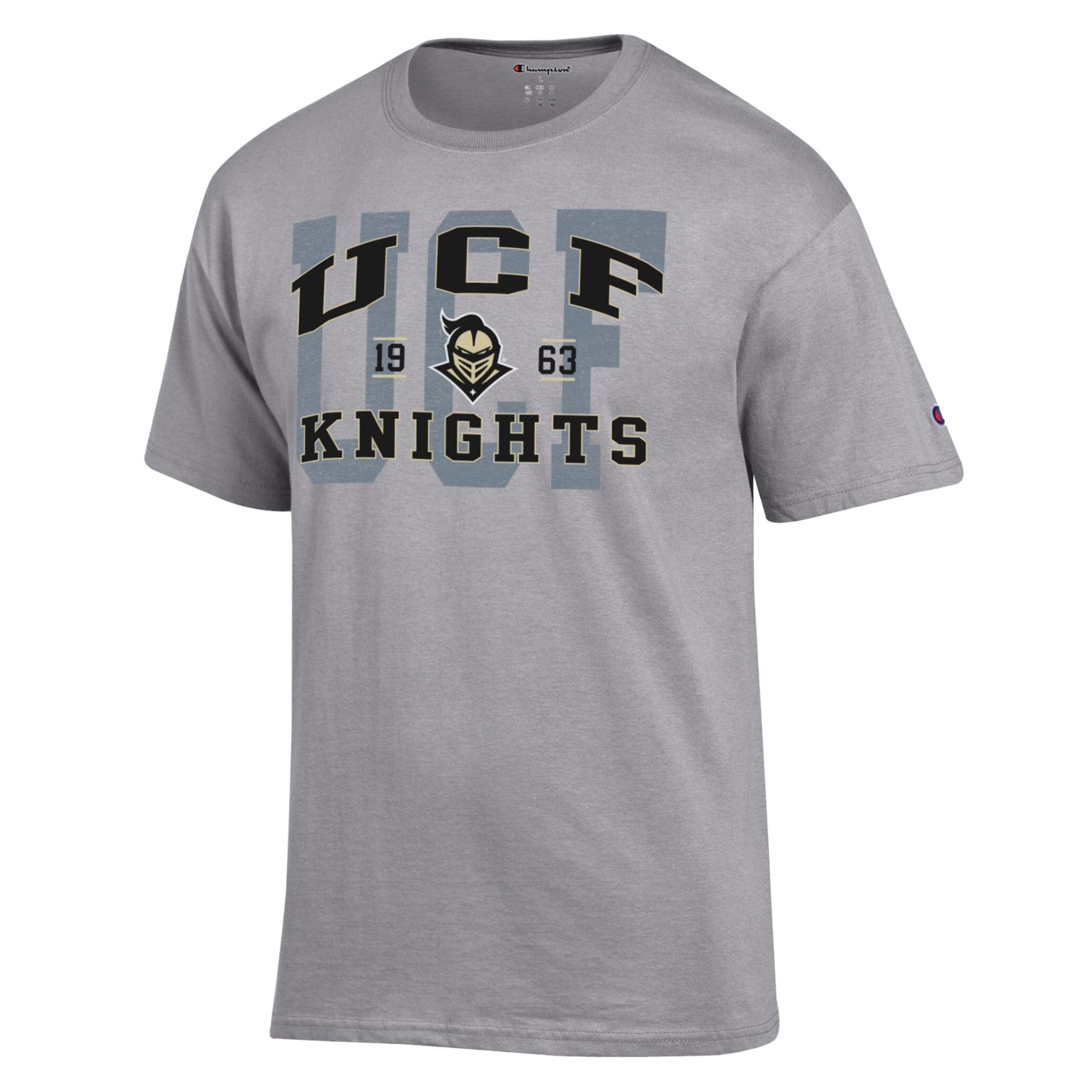 Men's Champion Heather Gray UCF Knights Varsity T-Shirt