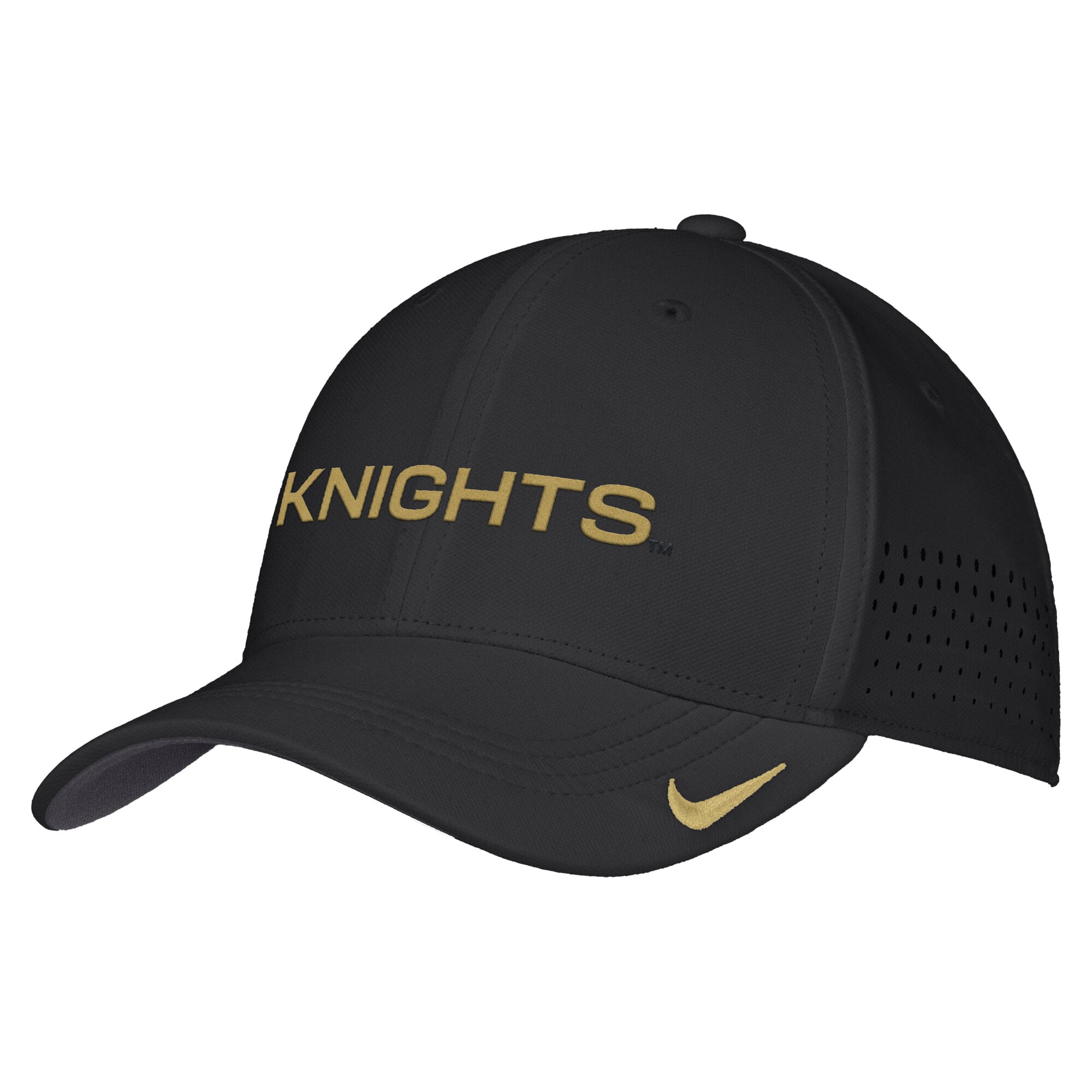 Men's Nike UCF Knights 2026 On-Field AeroBill SwooshFlex Dri-FIT Hat