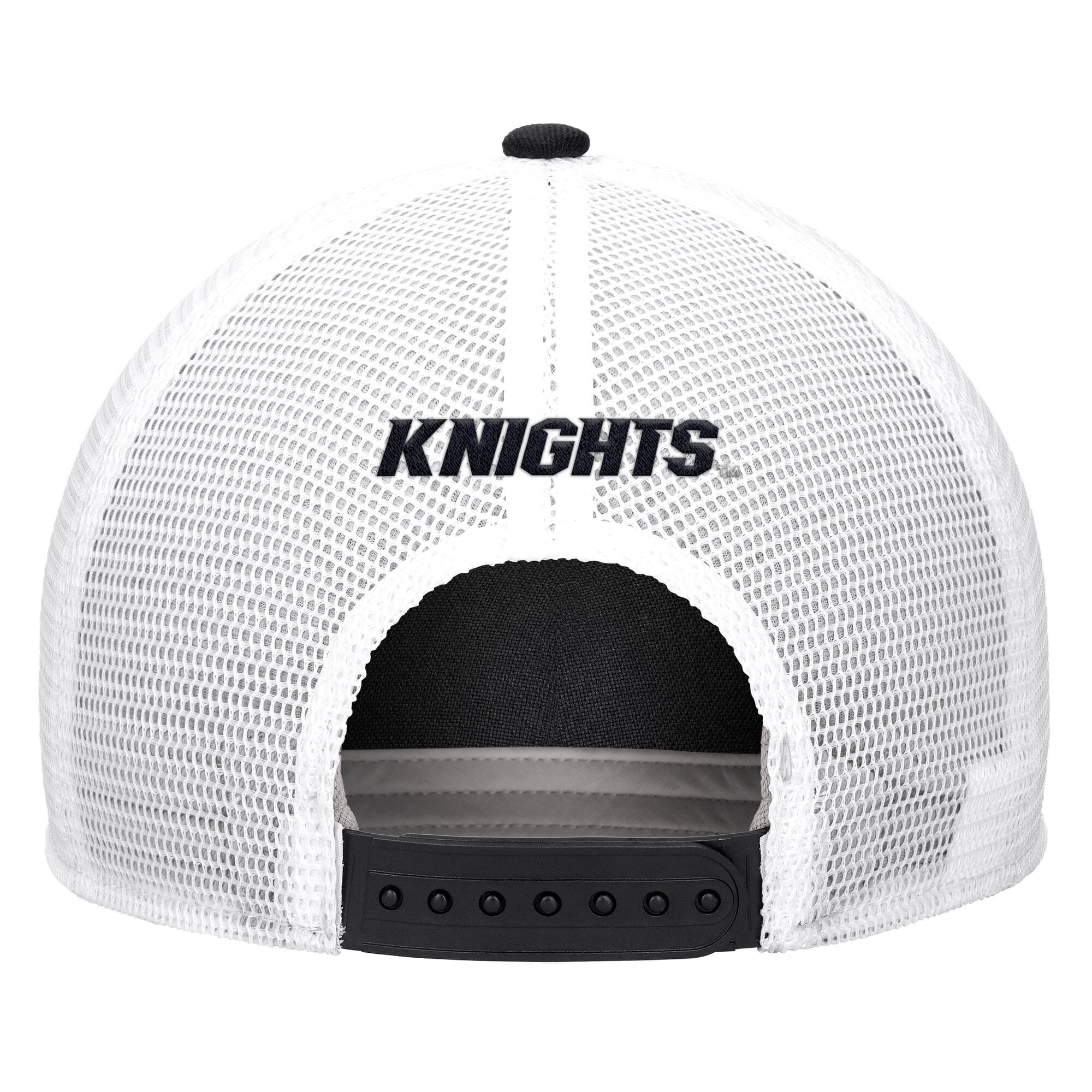 Men's Nike Black UCF Knights 2026 On-Field Rope Adjustable Trucker Hat