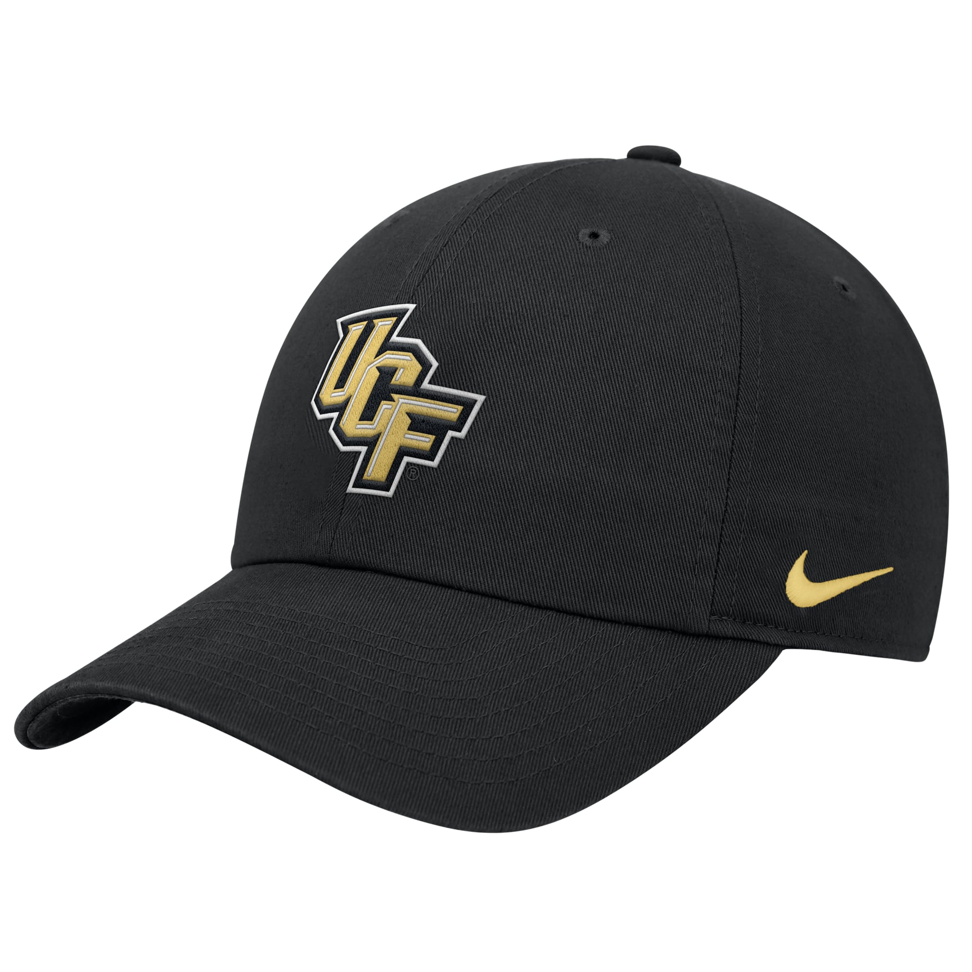 Men's Nike Black UCF Knights 2026 Sideline Club Adjustable Hat