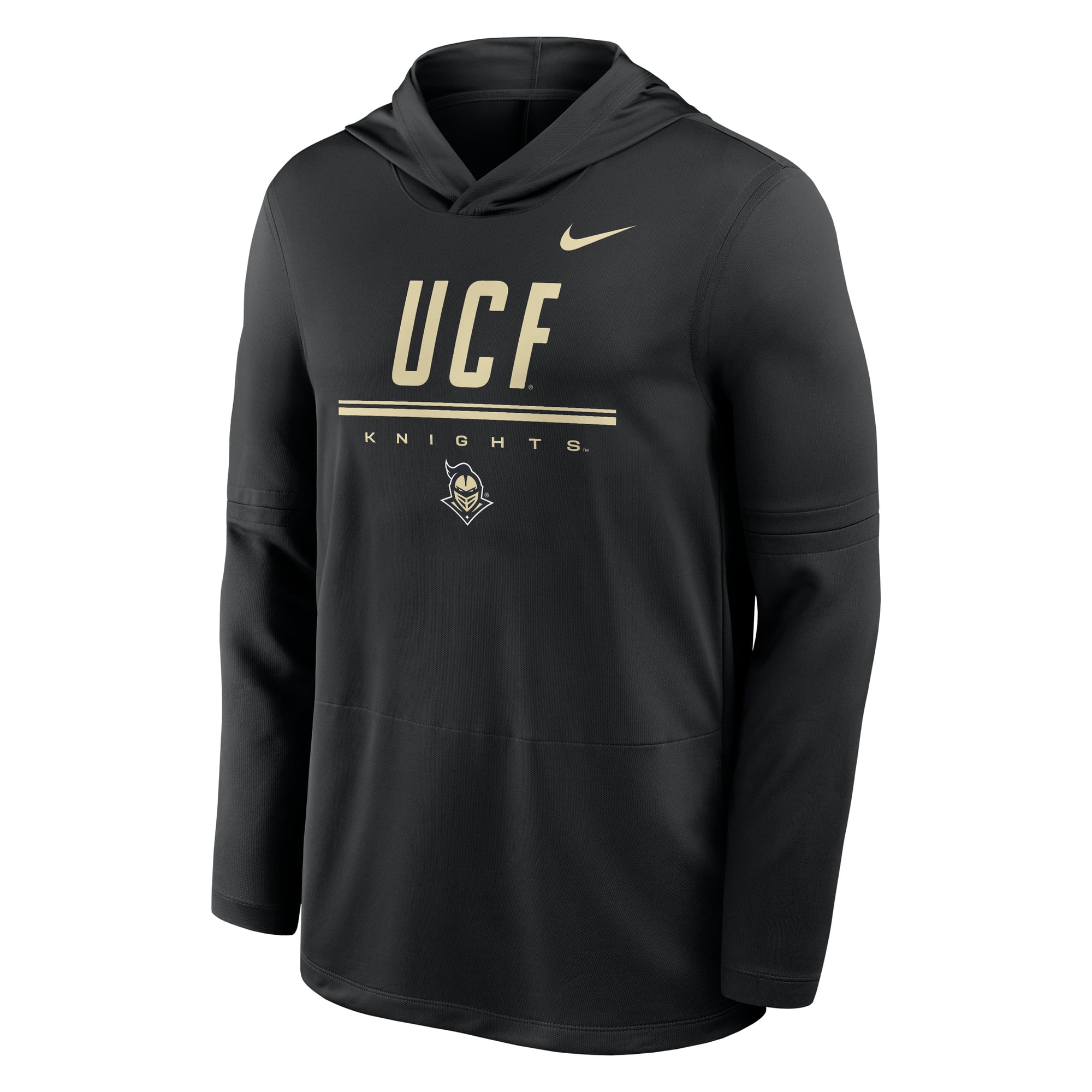 Men's Nike Black UCF Knights 2026 Sideline Lightweight Dri-FIT Hoodie
