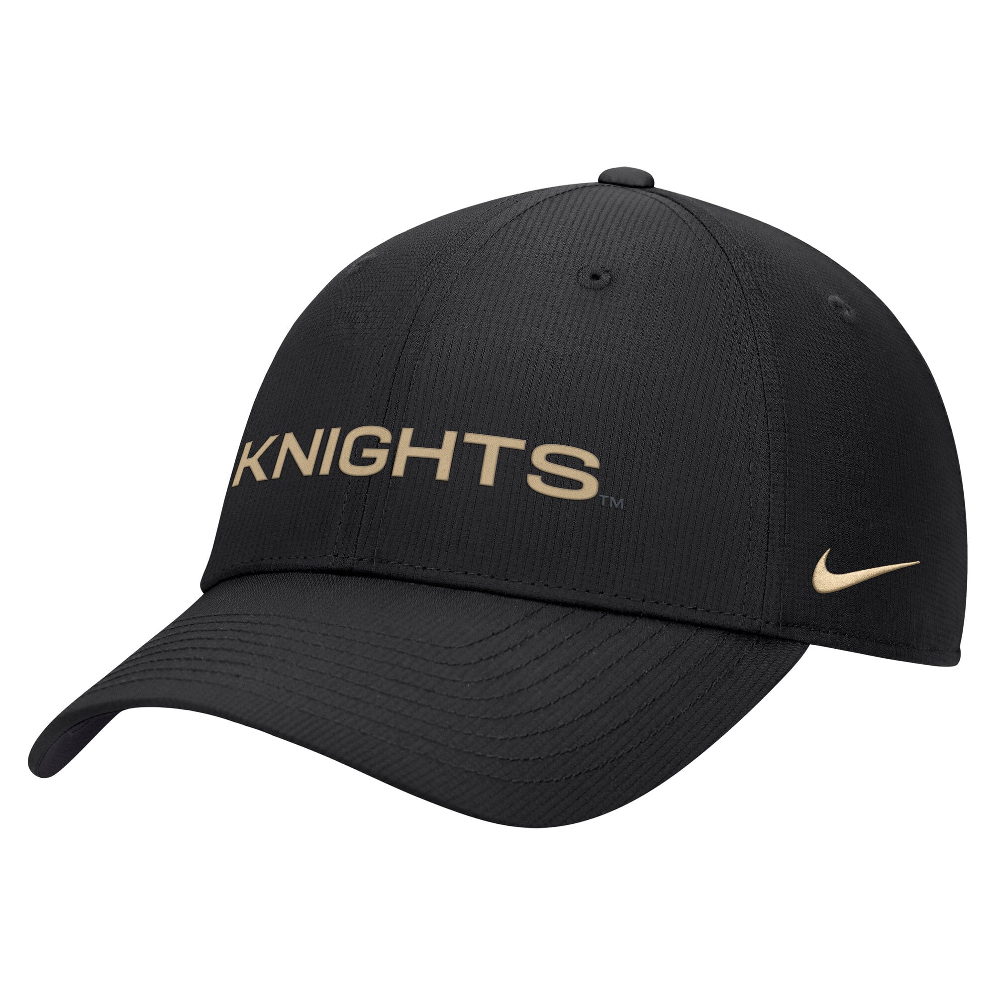 Men's Nike Black UCF Knights 2026 Sideline Ripstop Dri-FIT Adjustable Hat