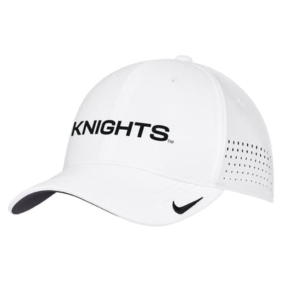 UCF Knights Nike 2026 On-Field AeroBill SwooshFlex Dri-FIT Hat - White