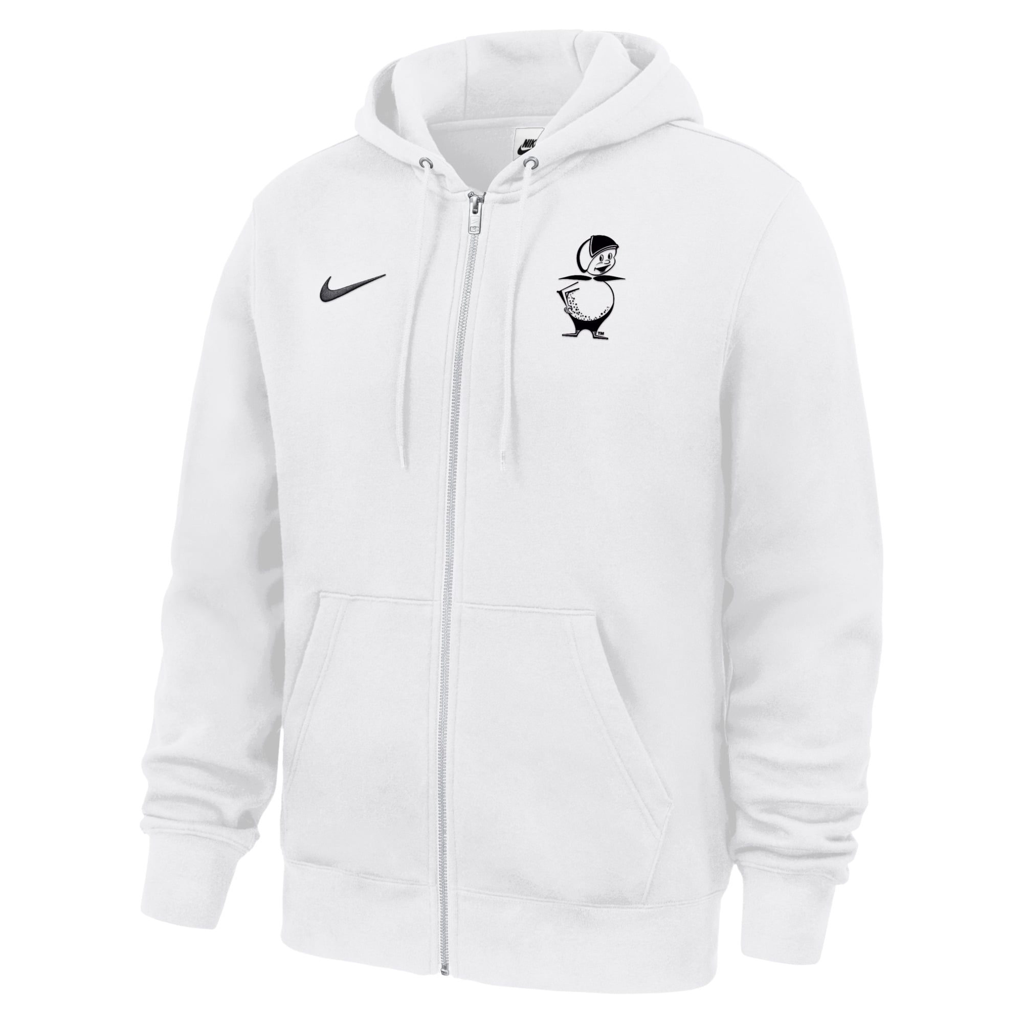 Sweat à capuche zippé en polaire Nike UCF Knights 2026 Space Game Club blanc pour homme