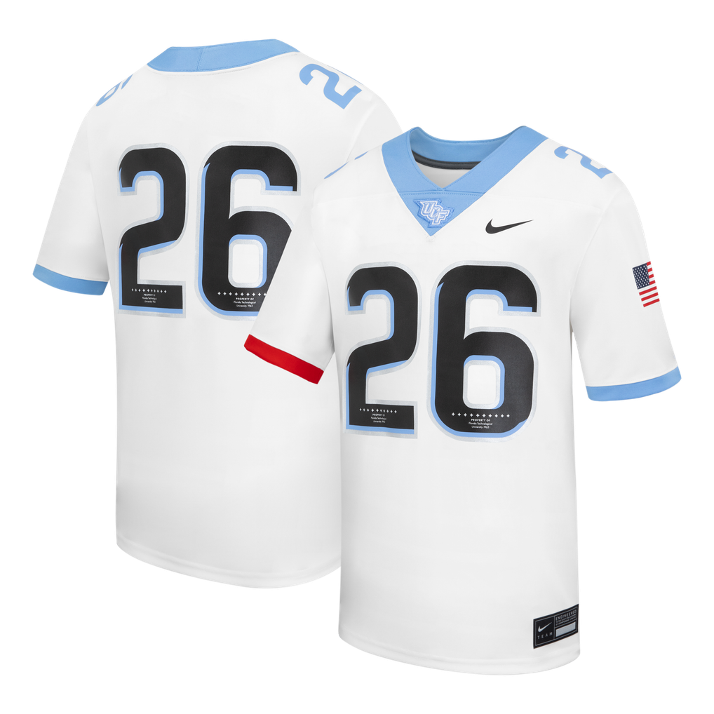 Men's Nike White UCF Knights 2026 Space Game Replica Football Jersey