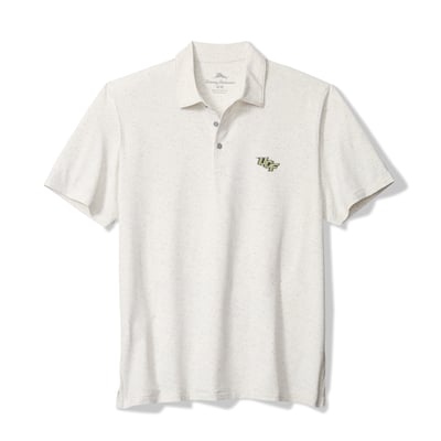 UCF Knights Tommy Bahama Palm Dunes IslandZone Polo - White