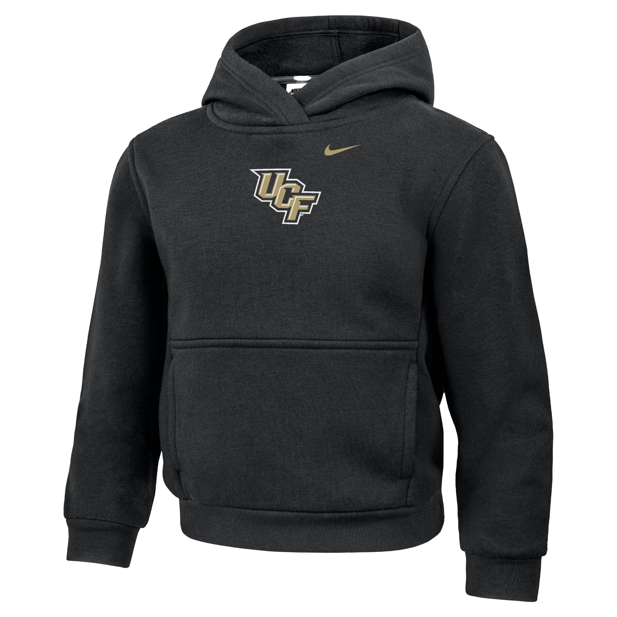 Sweat à capuche Nike noir UCF Knights Core pour enfants d'âge préscolaire