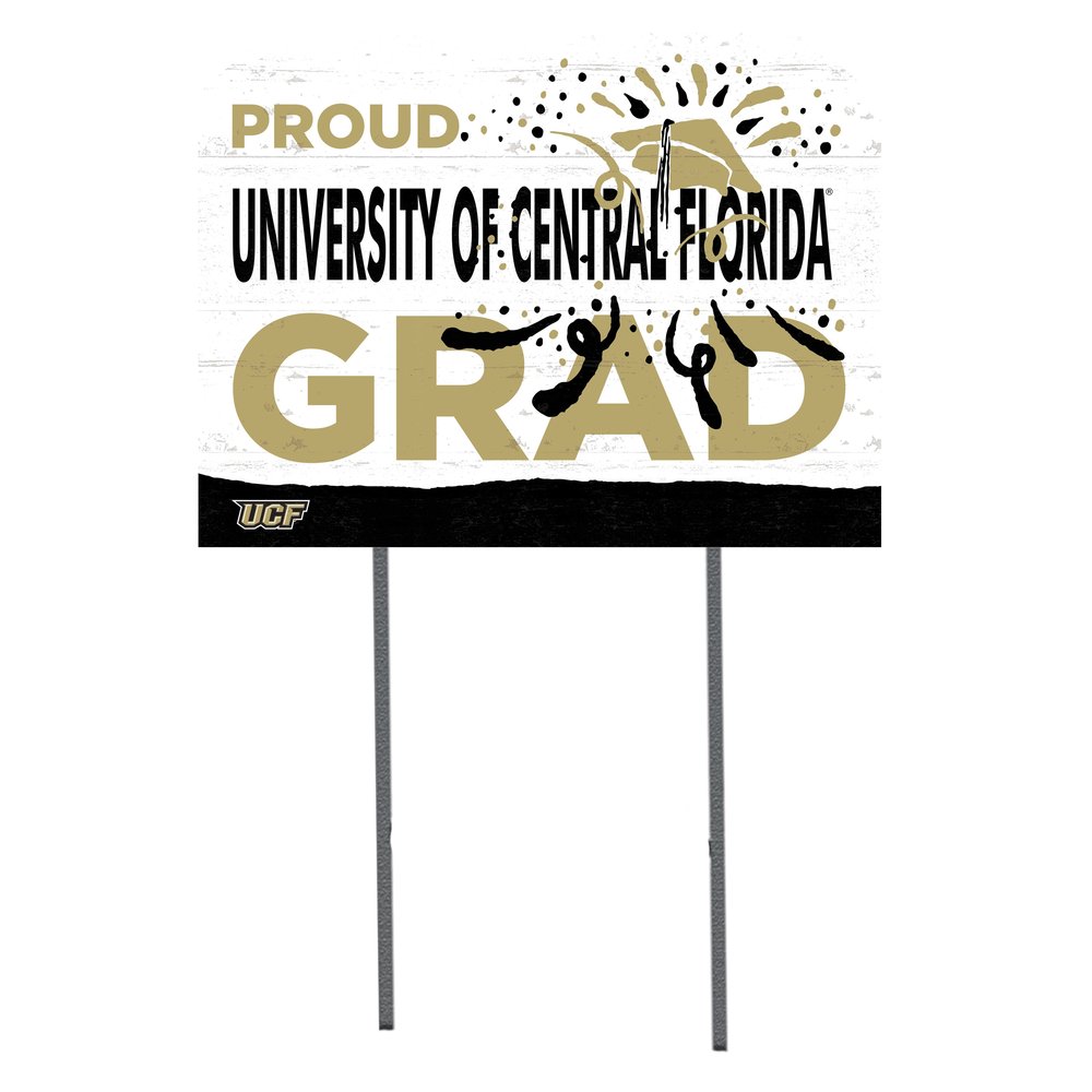 UCF Knights 18'' x 24'' Proud Grad Yard Sign