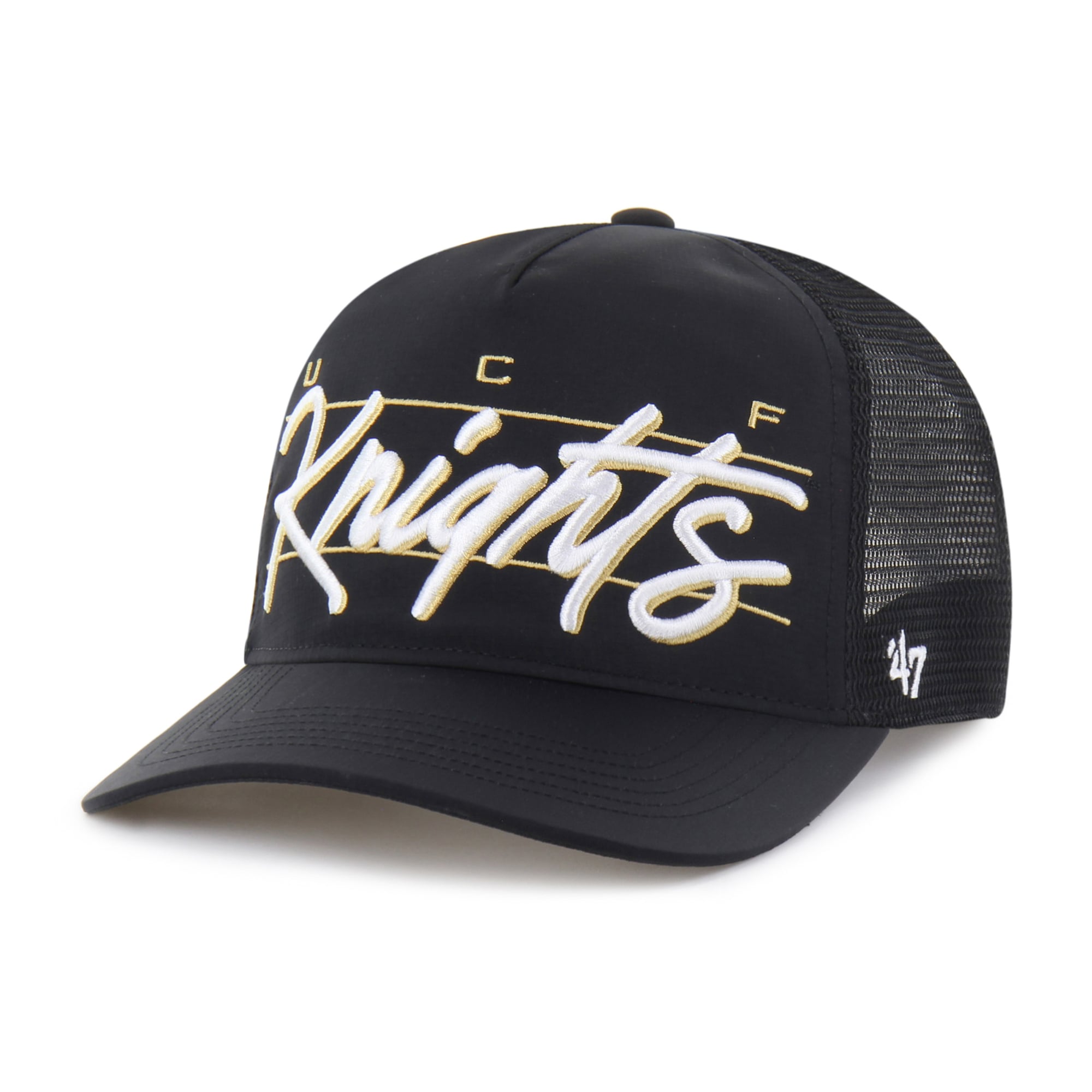 Unisex '47 Black UCF Knights brrr° Condor Mesh Hitch Adjustable Hat