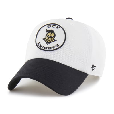 UCF Knights '47 Unisex Pique Patch Clean Up Adjustable Hat - White/Black