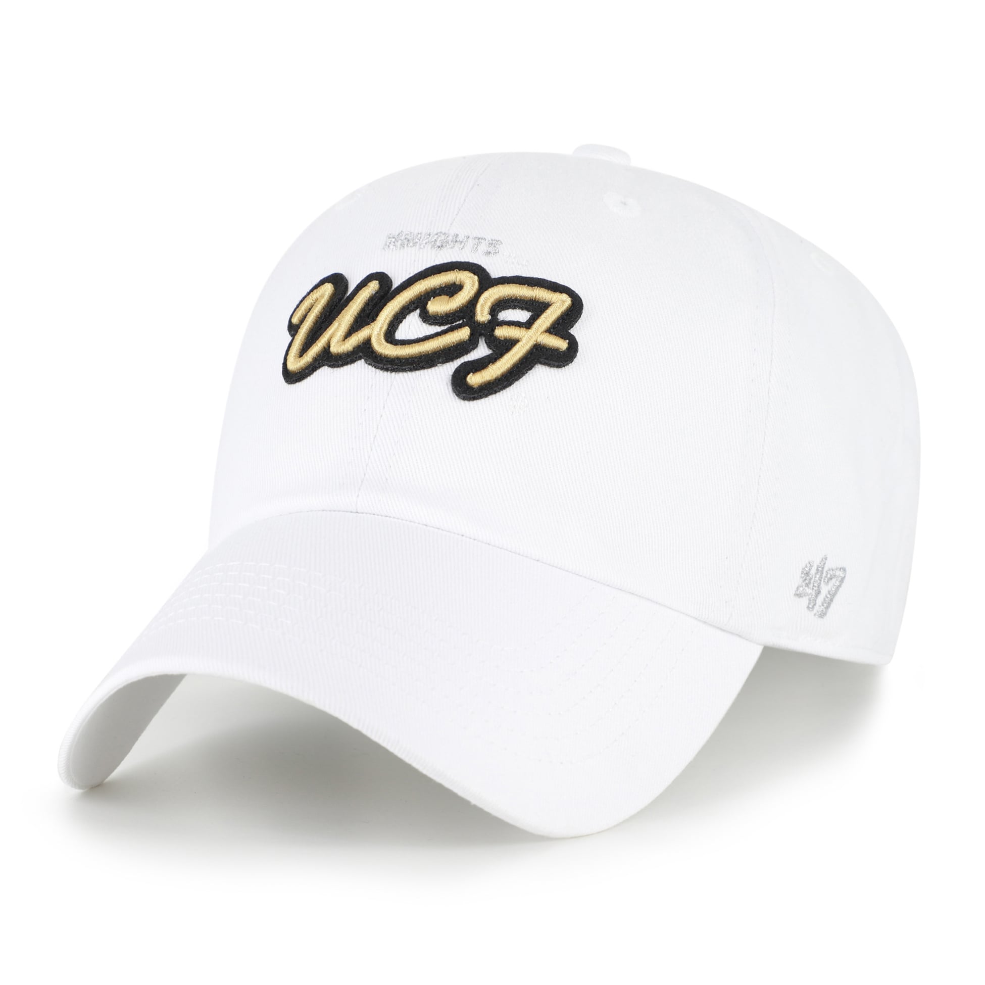 Women's '47 White UCF Knights Trendy Script Clean Up Adjustable Hat