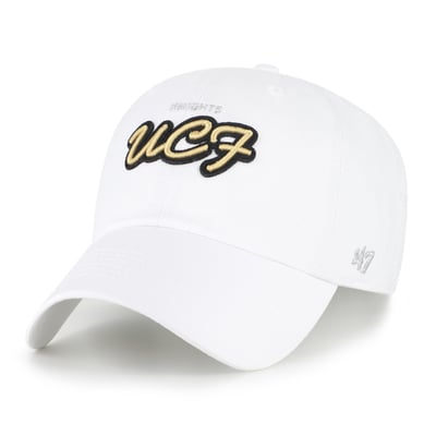UCF Knights '47 Women's Trendy Script Clean Up Adjustable Hat - White