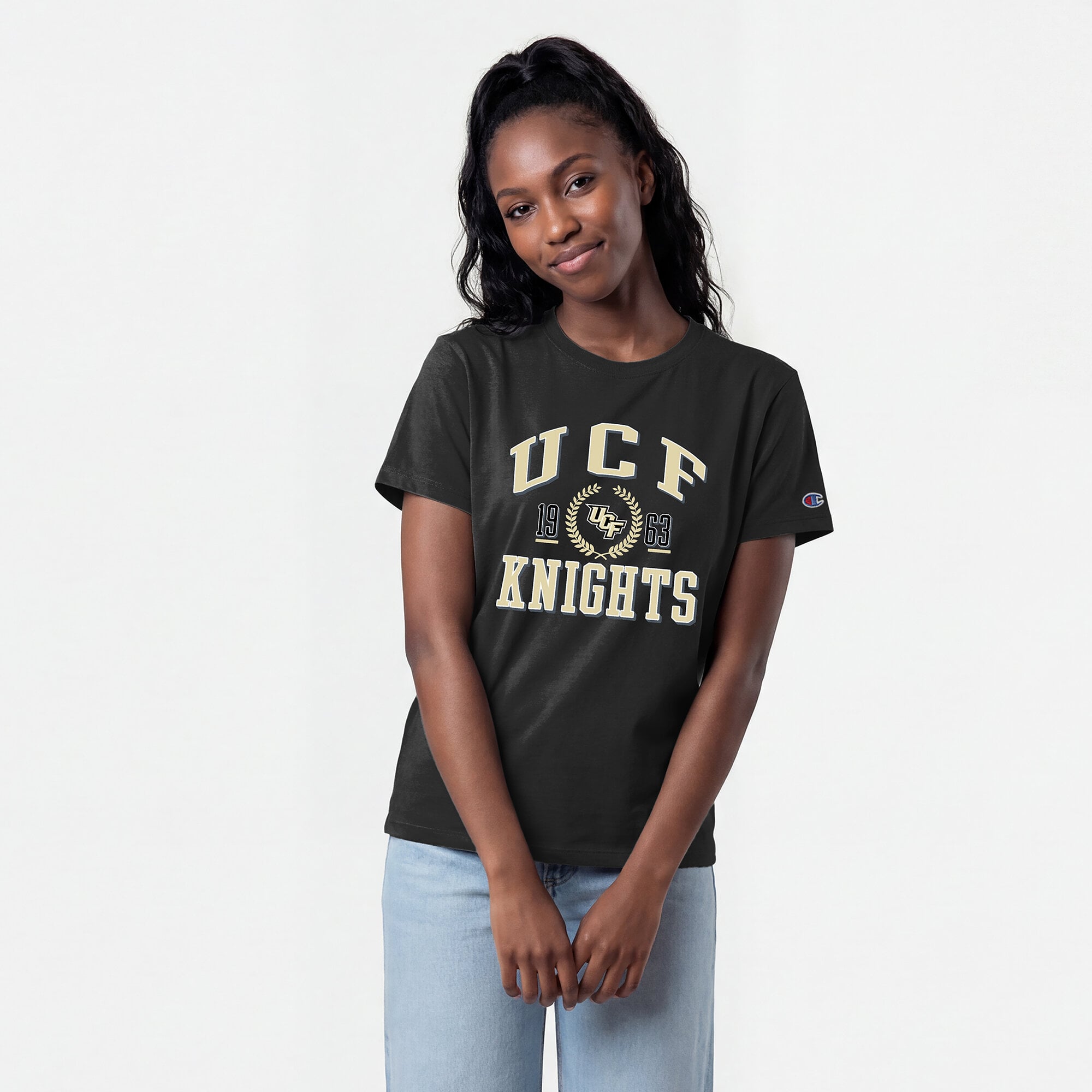 Women's Champion Black UCF Knights Lifestyle T-Shirt
