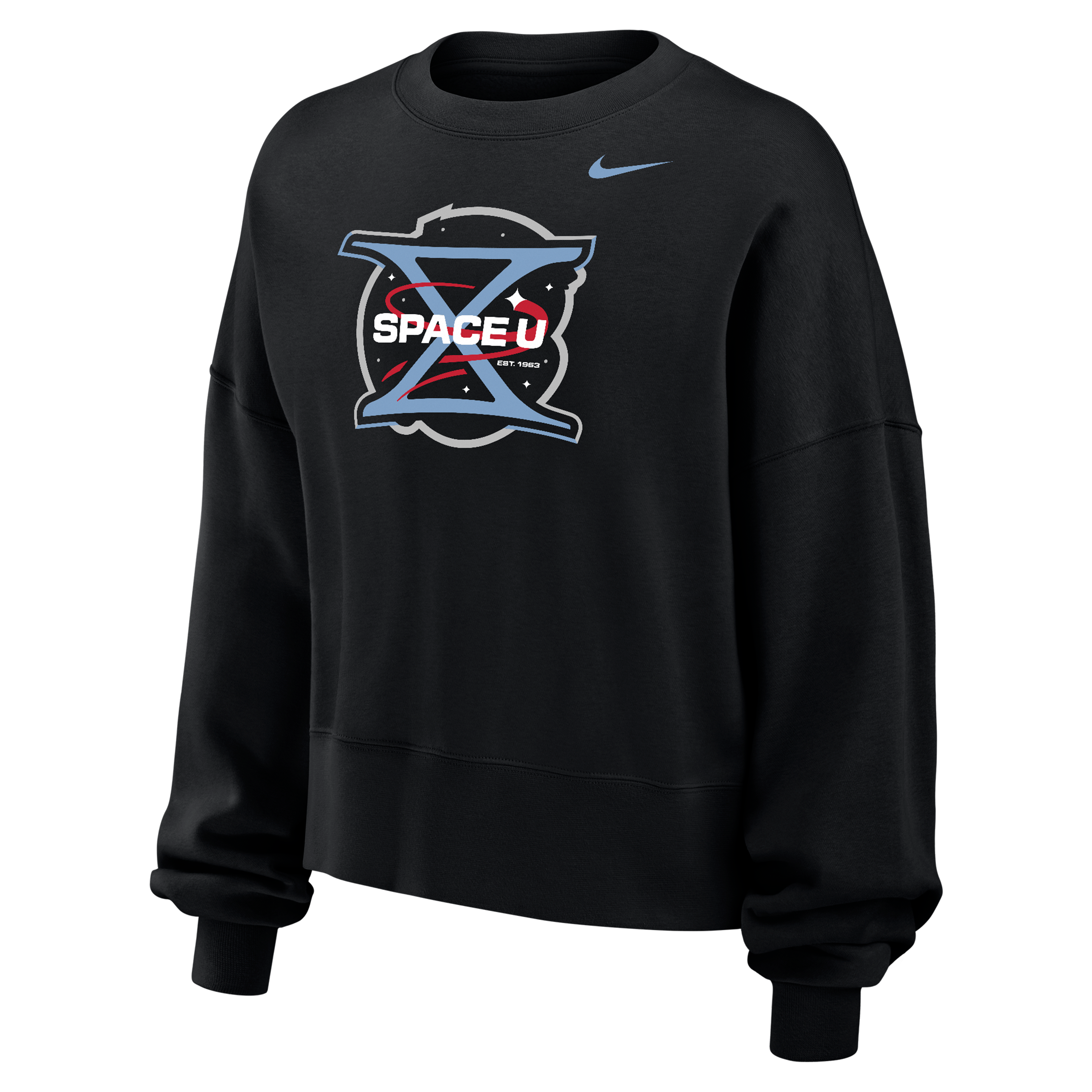 Sweat-shirt oversize en polaire Phoenix Nike noir pour femme, UCF Knights 2026 Space Game