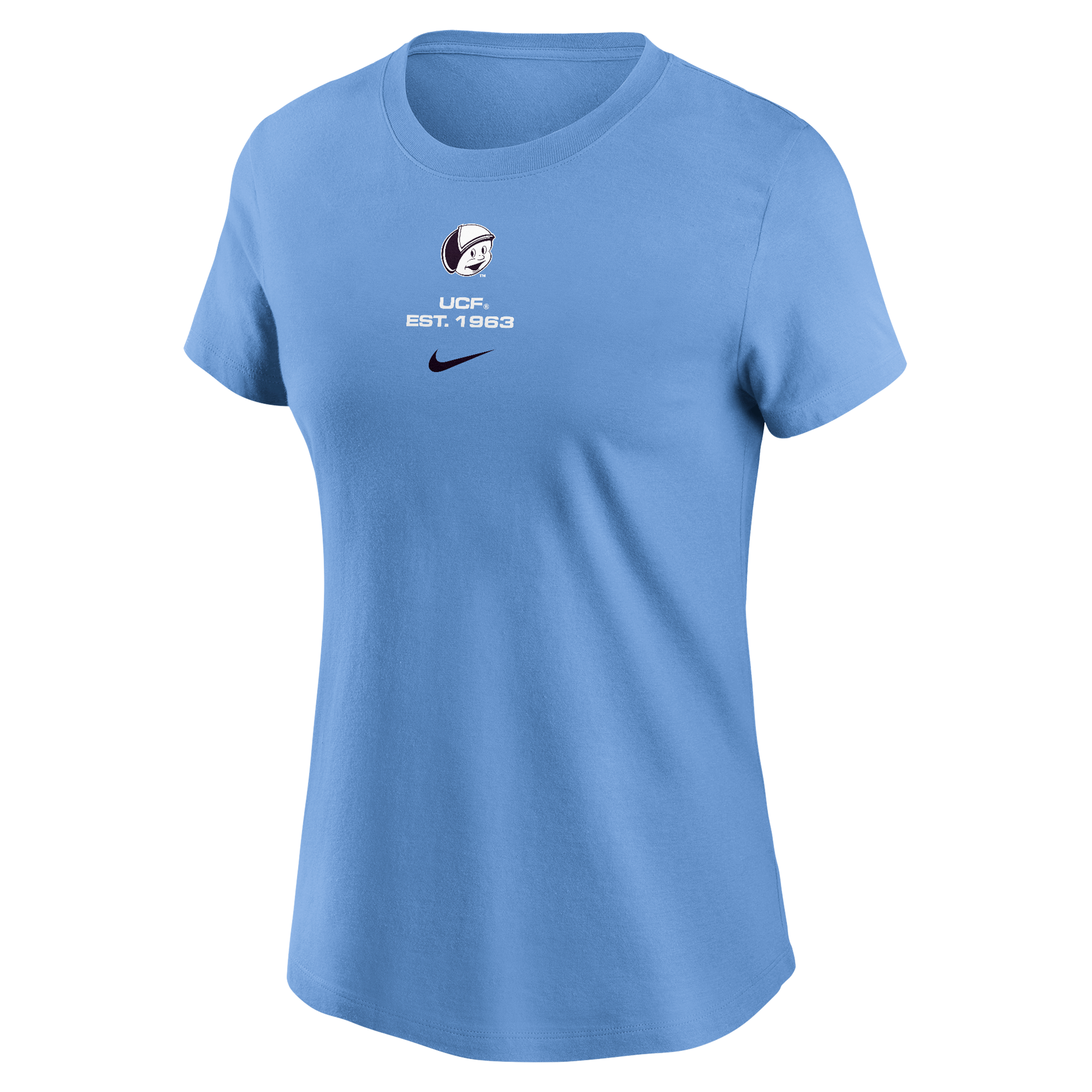 T-shirt Nike bleu clair pour femme UCF Knights 2026 Space Game