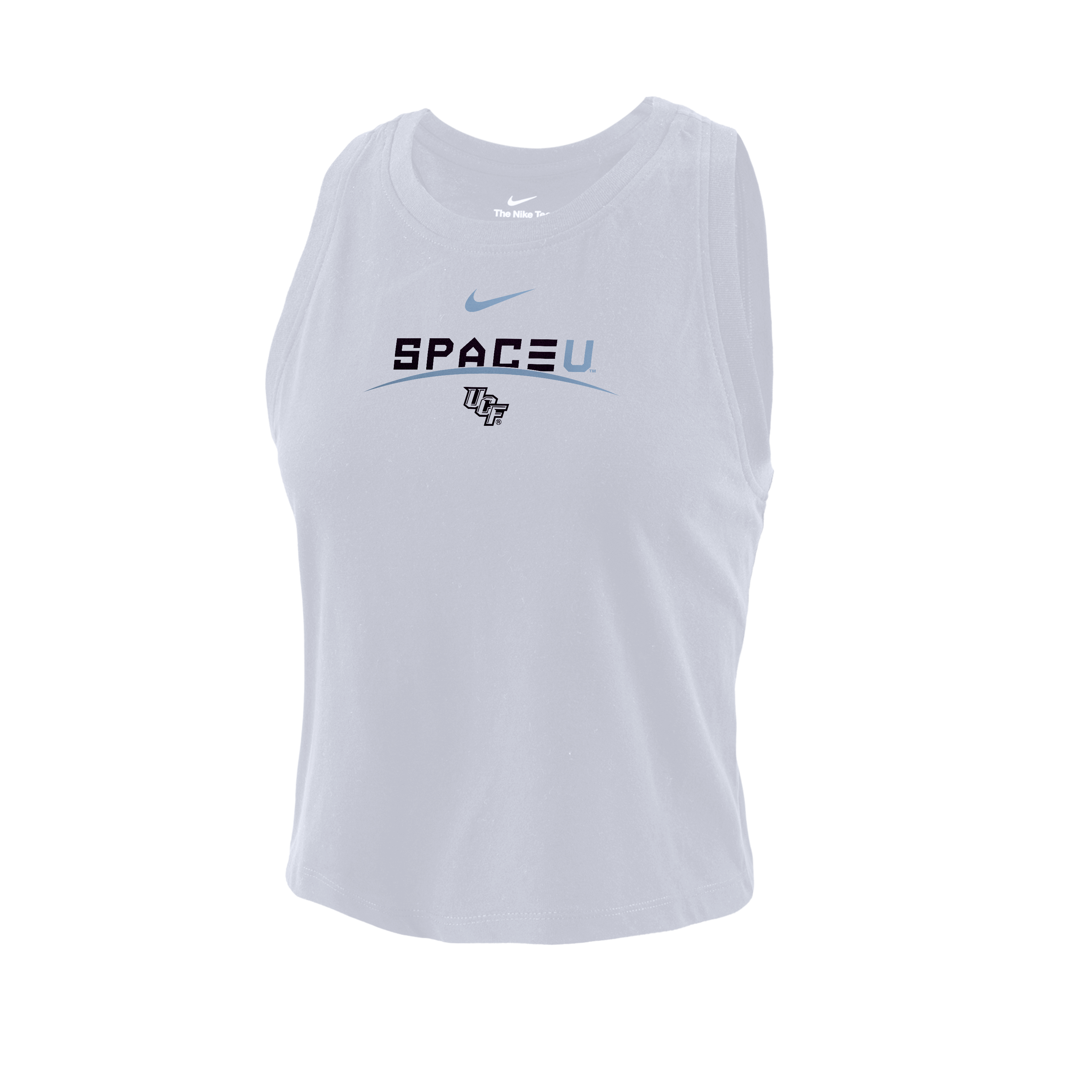 Débardeur court Nike Dri-FIT blanc pour femme UCF Knights 2026 Space Game