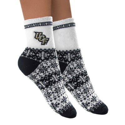 UCF Knights ZooZatz Women's Fuzzy Holiday Crew Socks