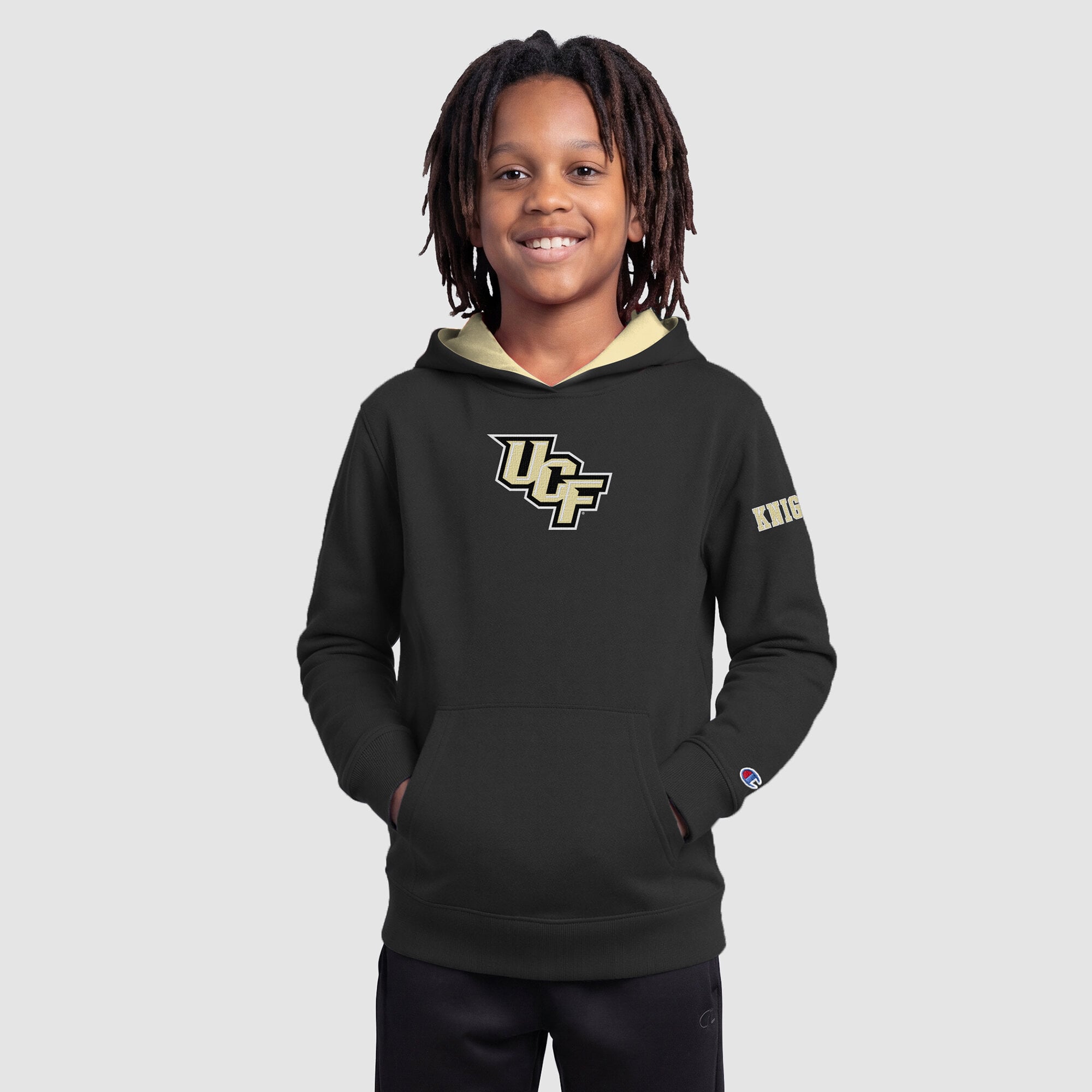 Youth Champion  Black UCF Knights Fleece Hoodie