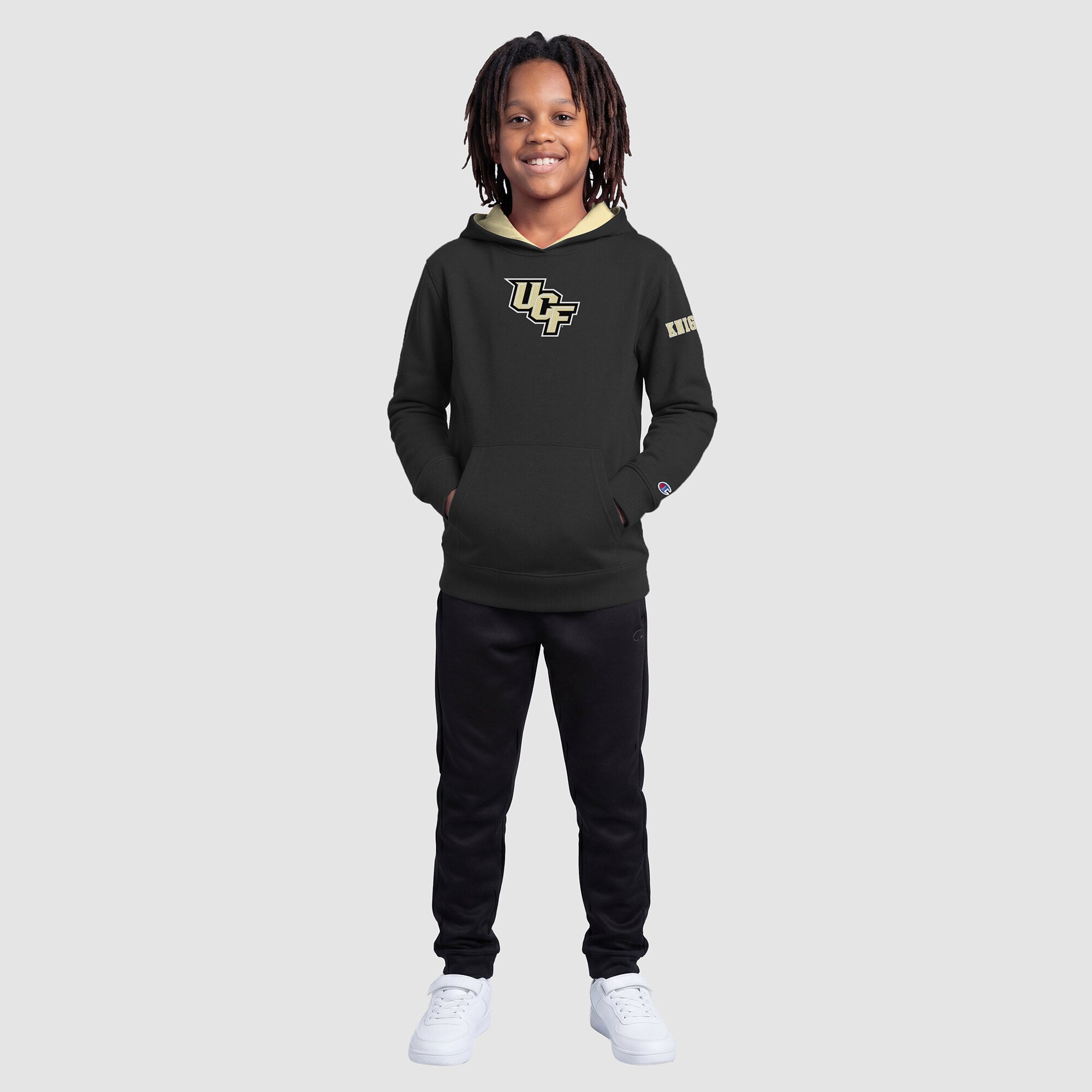 Youth Champion  Black UCF Knights Fleece Hoodie