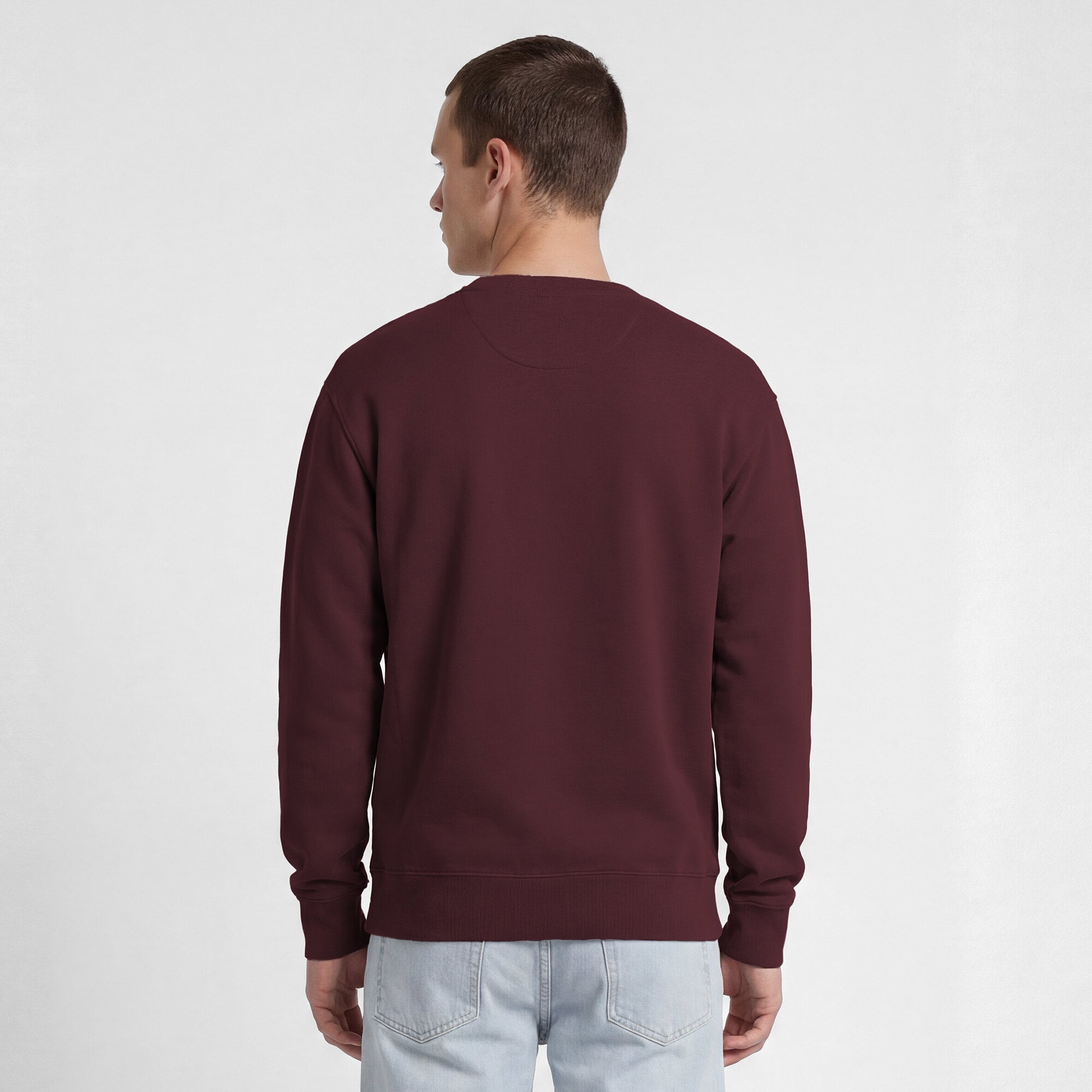 Sweat-shirt contrasté Champion Maroon UChicago Maroons pour homme
