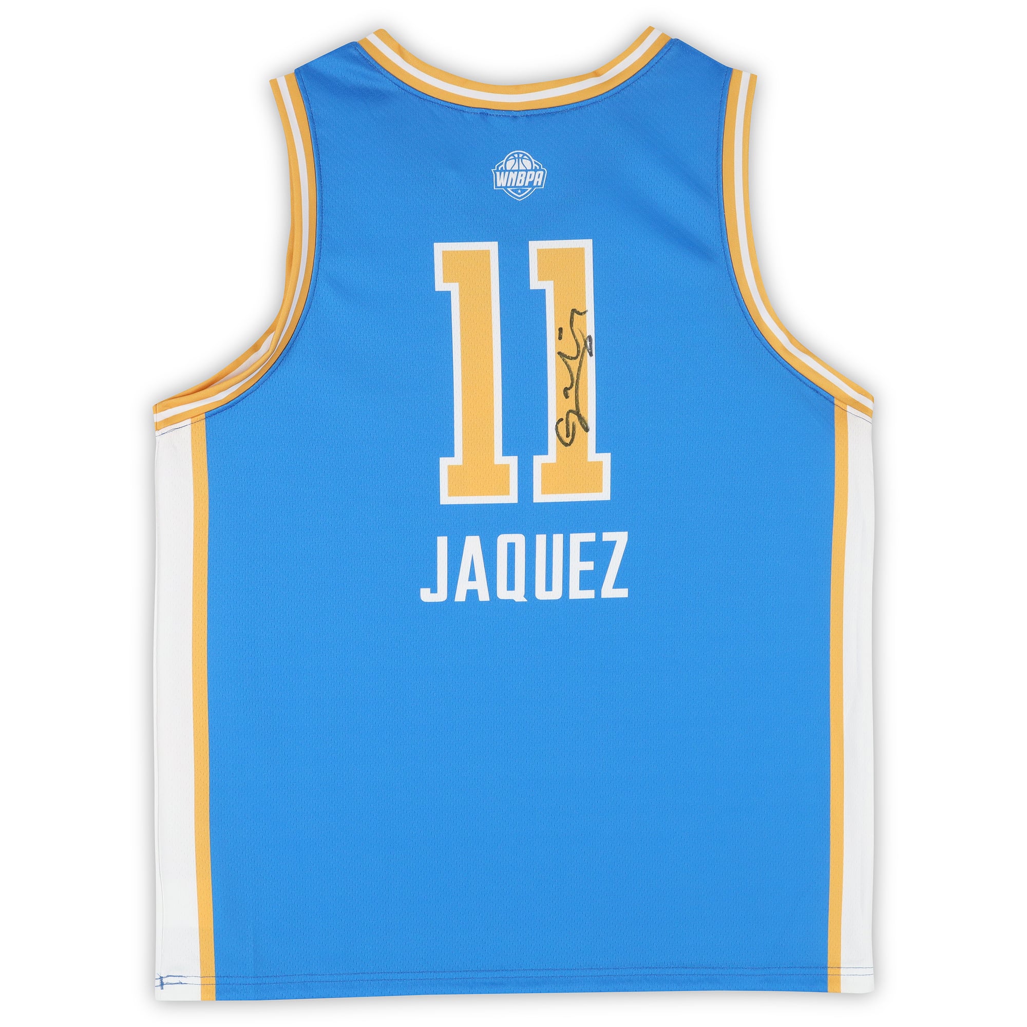 Maillot bleu Gameday Greats autographié par Gabriela Jaquez des UCLA Bruins