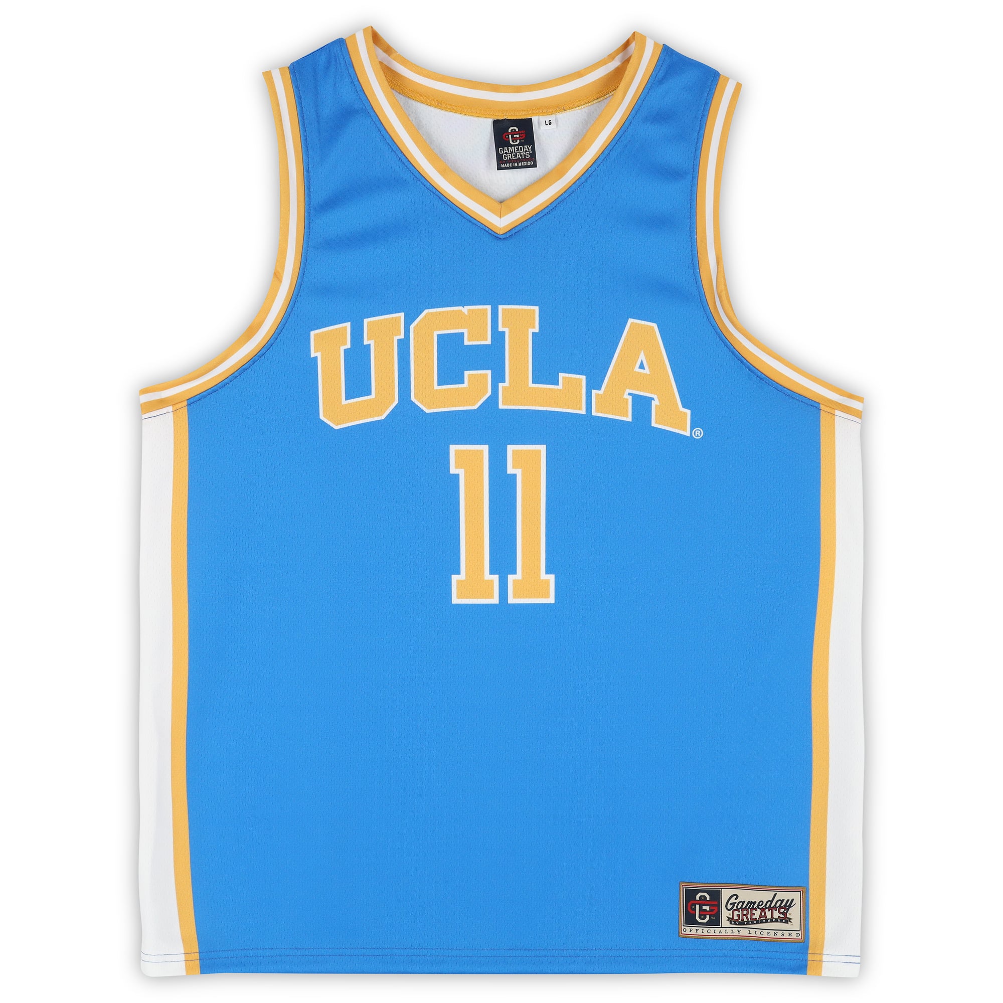 Maillot bleu Gameday Greats autographié par Gabriela Jaquez des UCLA Bruins
