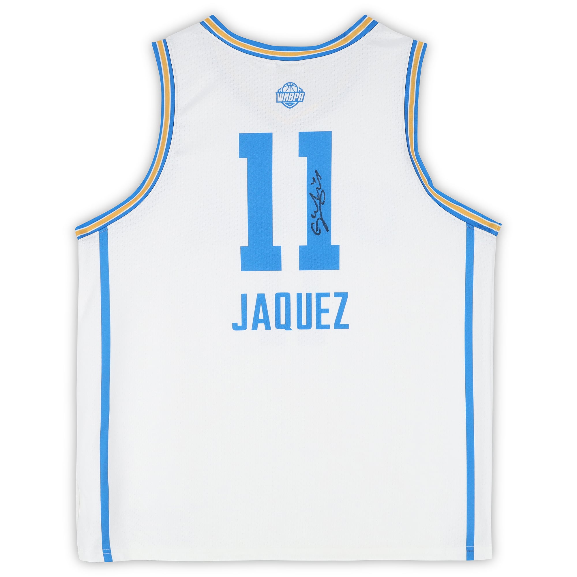 Maillot blanc autographié des UCLA Bruins de Gabriela Jaquez (Gameday Greats)
