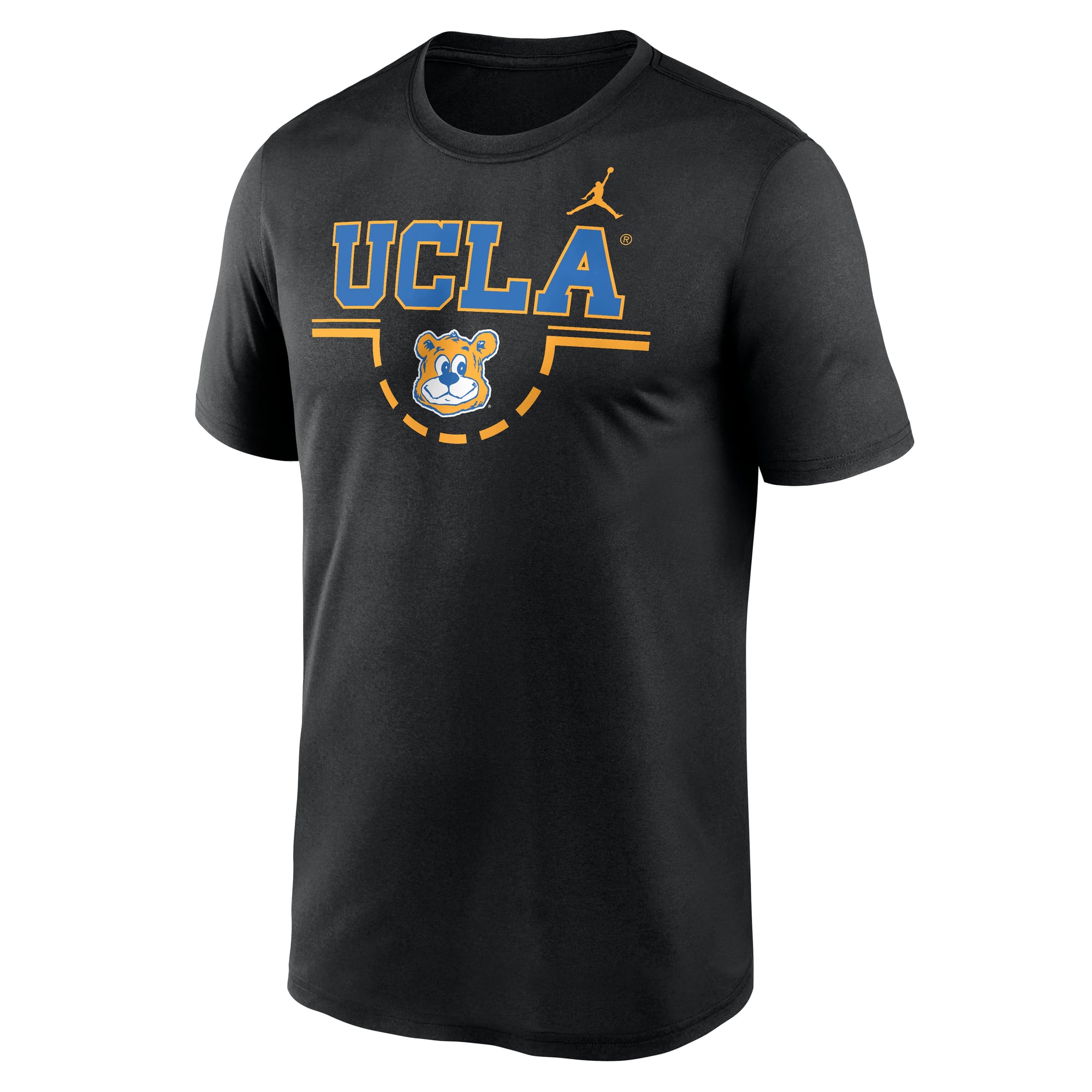 T-shirt Jordan Brand noir pour homme, modèle Courtside Legend des UCLA Bruins