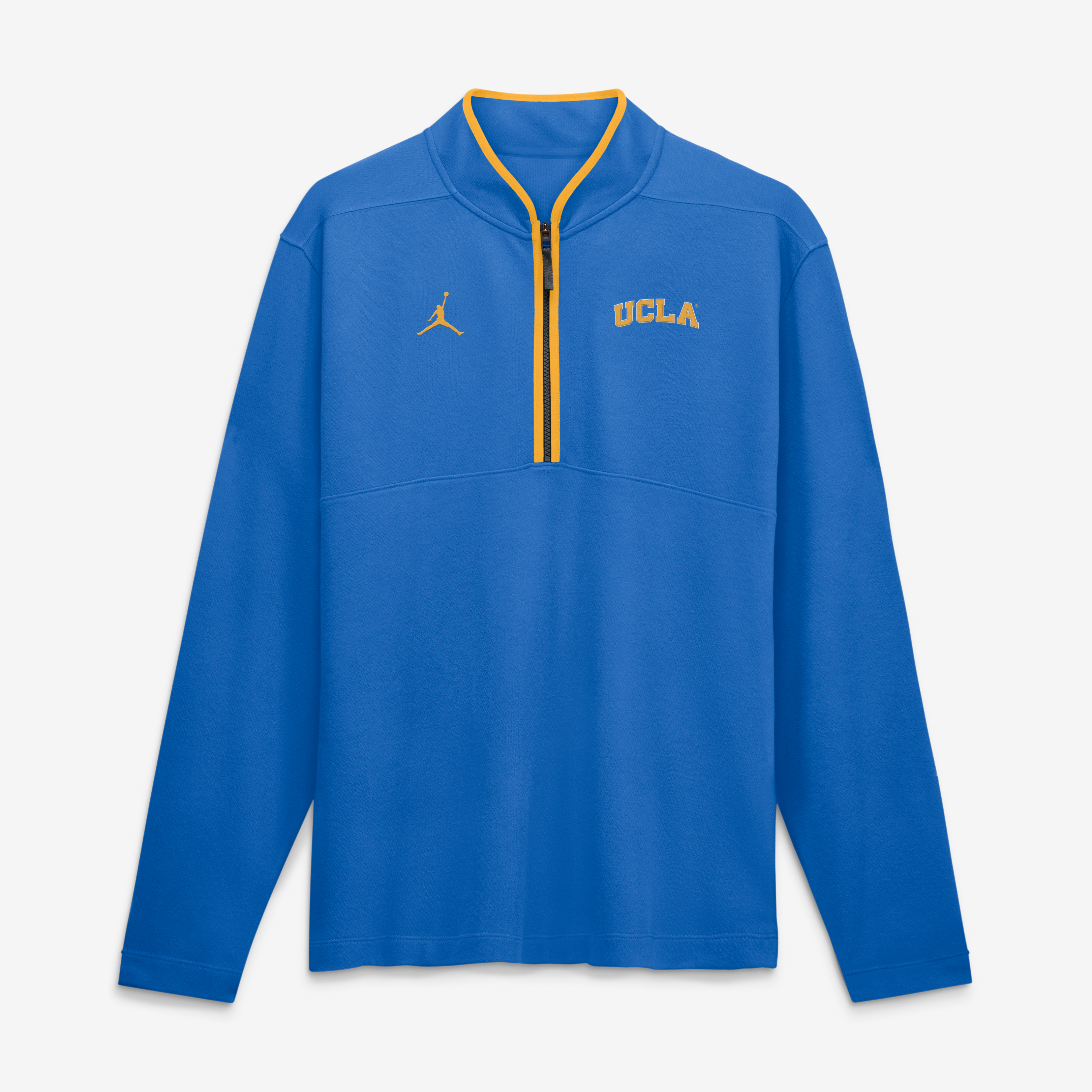 Pull-over Jordan Brand bleu UCLA Bruins Courtside Victory Dri-FIT à demi-zip pour homme