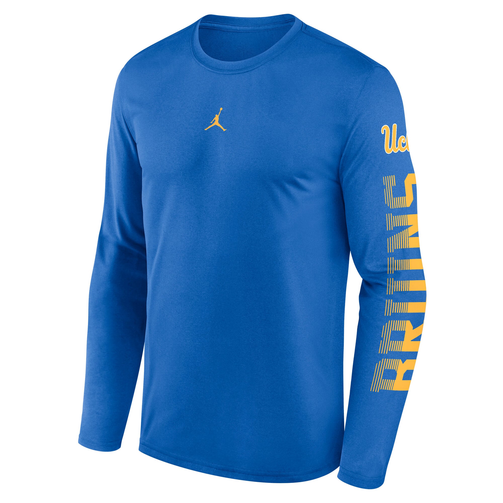 Men's Jordan Brand Blue UCLA Bruins Primetime Logo Sleeve Legend Dri-FIT Long T-Shirt