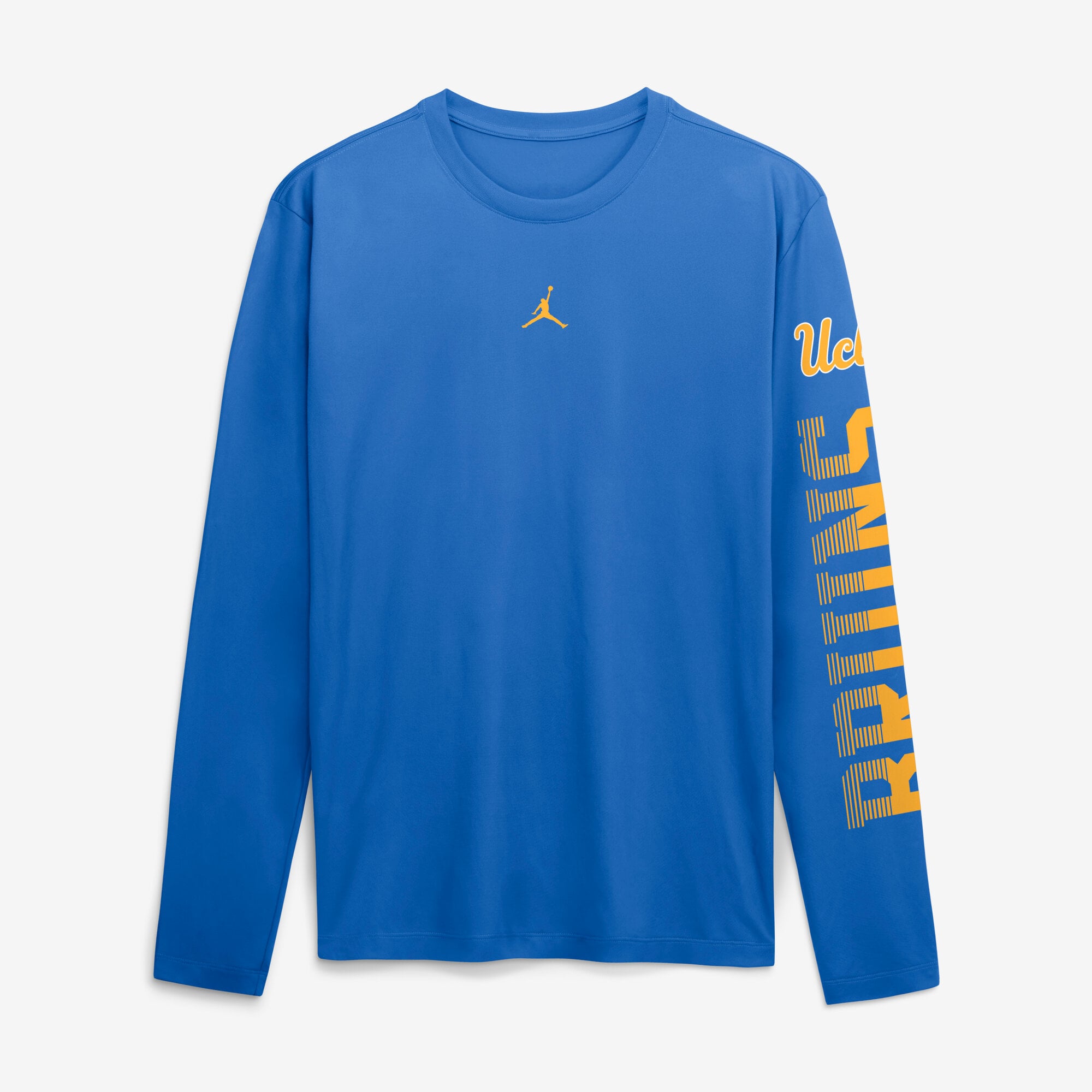 Men's Jordan Brand Blue UCLA Bruins Primetime Logo Sleeve Legend Dri-FIT Long T-Shirt