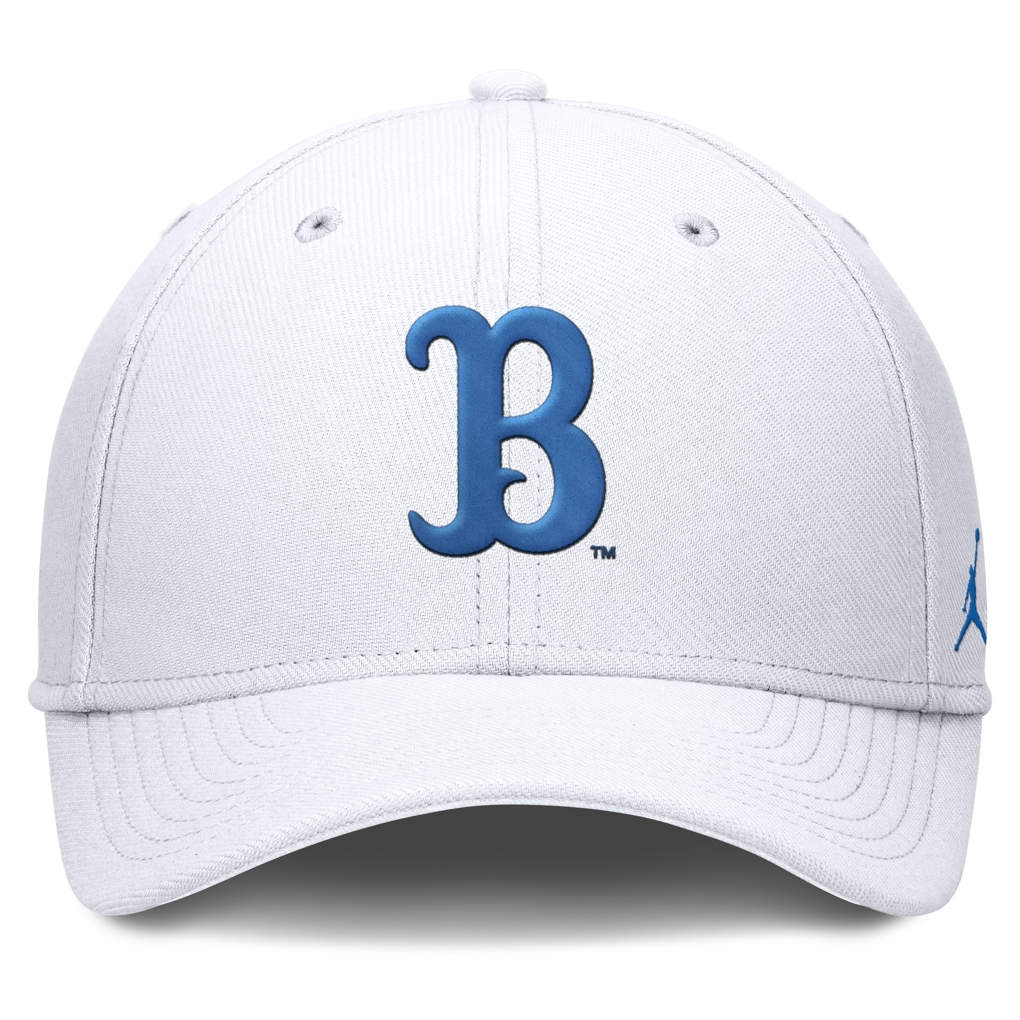 Men's Jordan Brand White UCLA Bruins Rise SwooshFlex Dri-FIT Hat