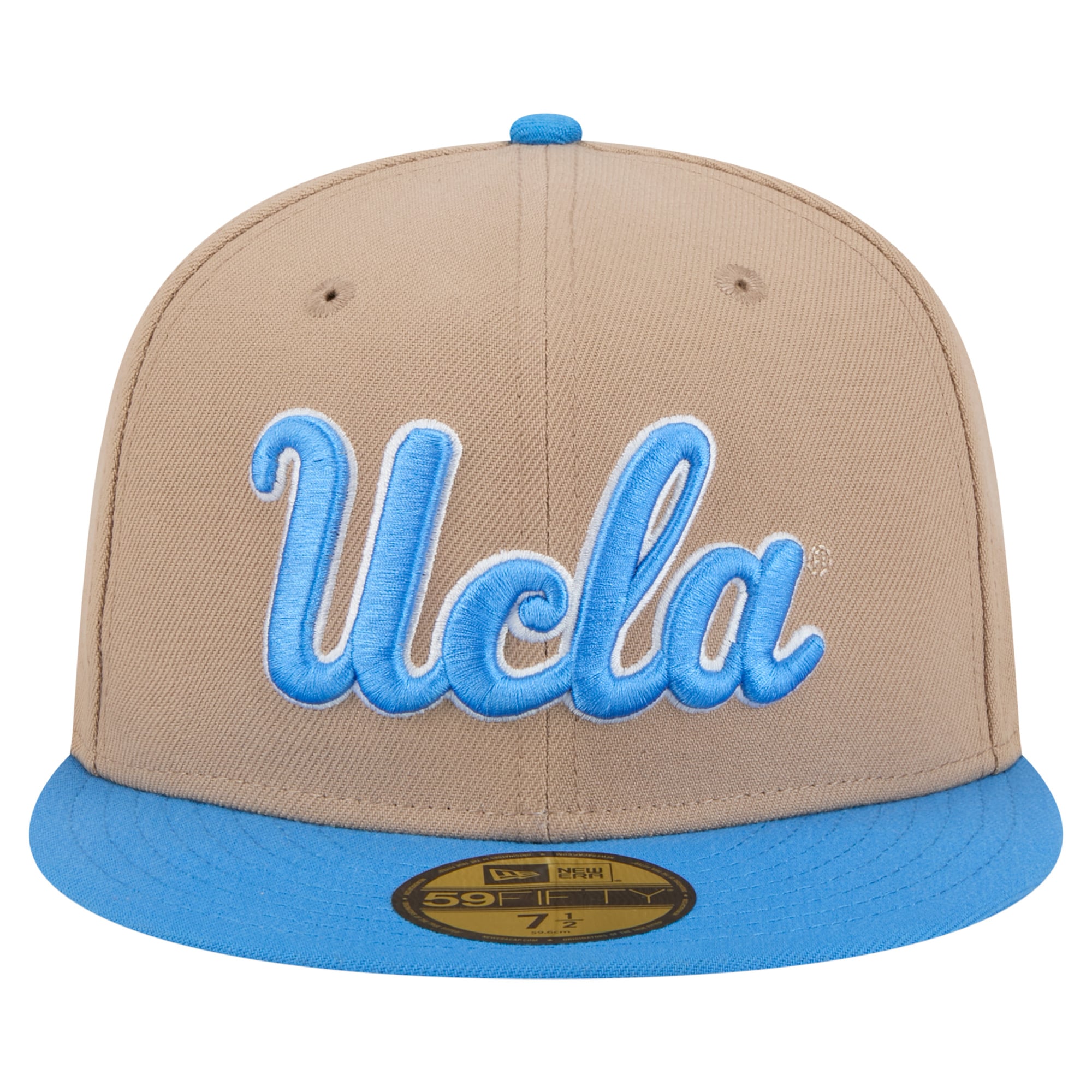 Men's New Era  Khaki UCLA Bruins Two-Tone 59FIFTY Fitted Hat