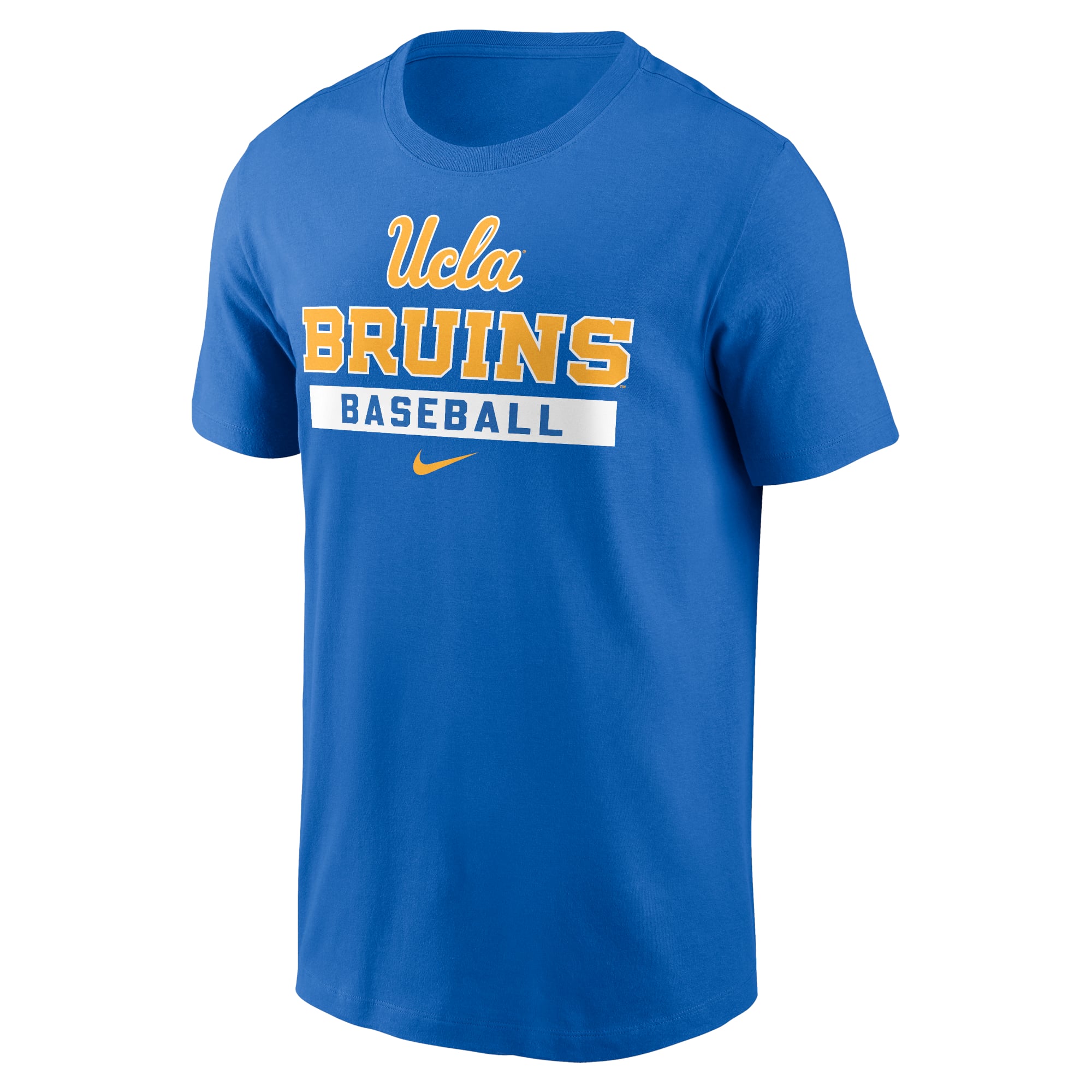 T-shirt de baseball Nike bleu UCLA Bruins pour hommes