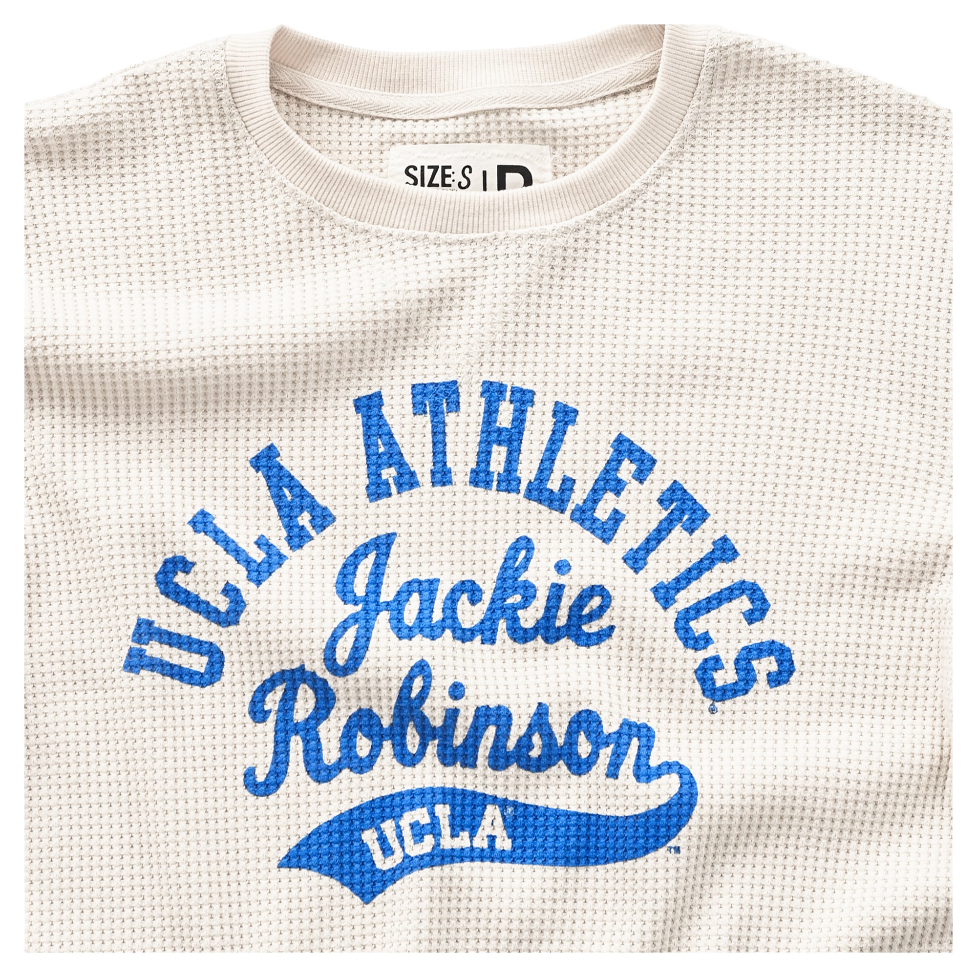 T-shirt thermique crème tri-blend pour homme Roots of Fight x UCLA Bruins Jackie Robinson