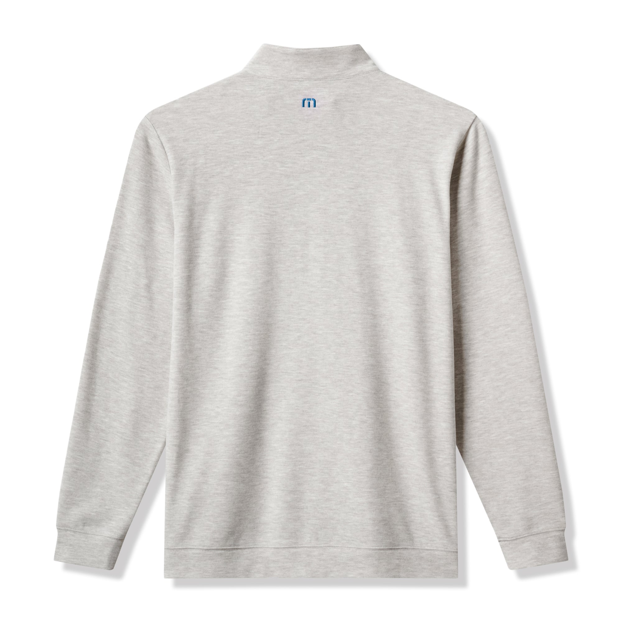 Men's TravisMathew Heather Gray UCLA Bruins Cloud Home Game Quarter-Zip Tri-Blend Pullover
