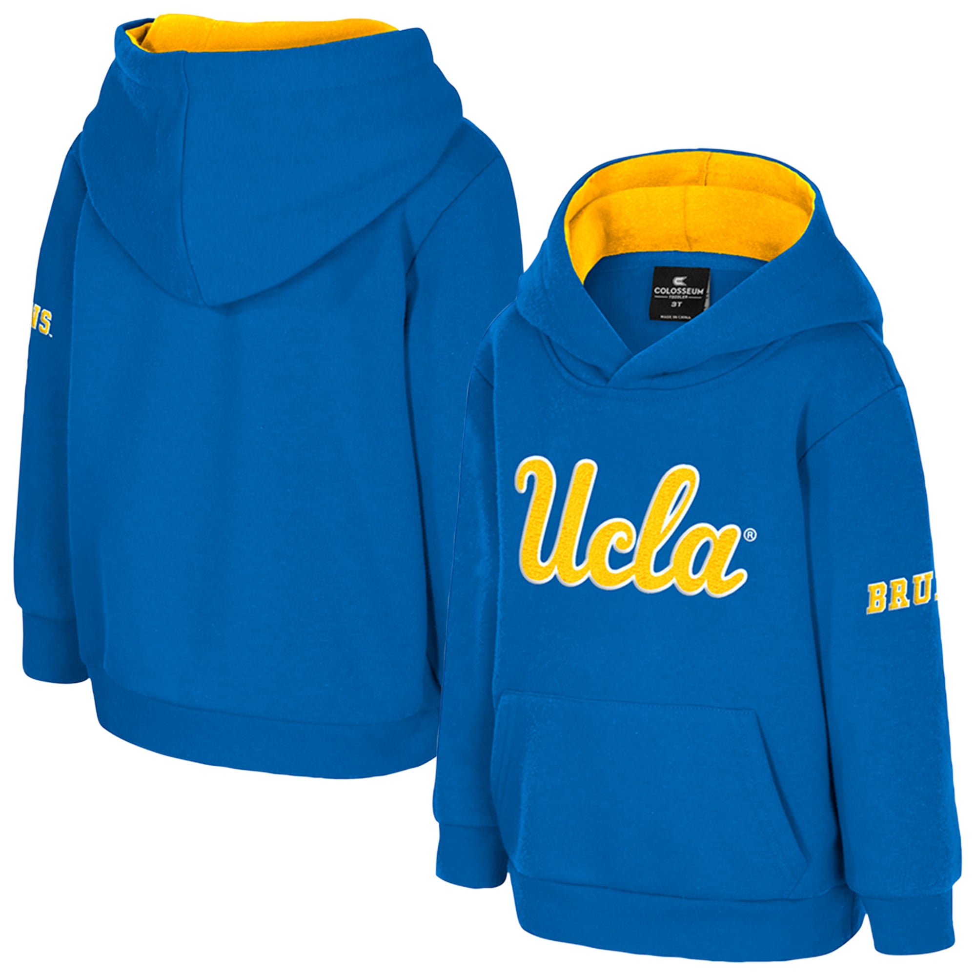 Toddler Colosseum Blue UCLA Bruins Big Logo Fleece Pullover Hoodie