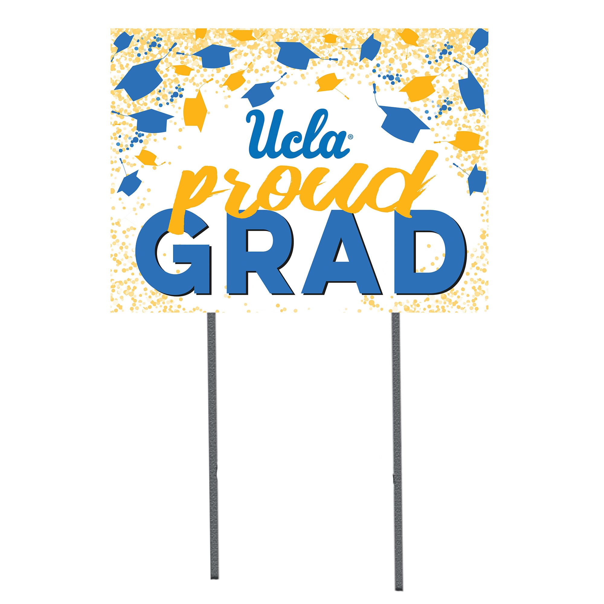 Ucla Bridge Sign UCLA Bruins 18'' x 24'' Grad Yard Sign