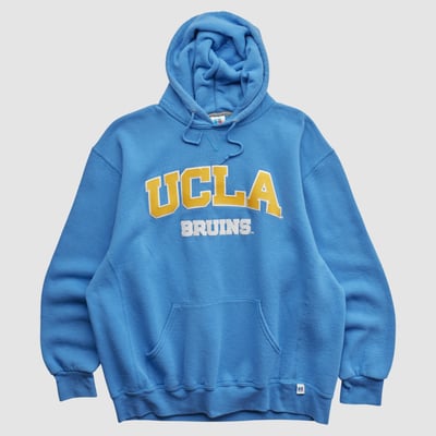 UCLA Bruins Russell 2010s Hooded Pullover Sweatshirt - Blue - L by Fanatics Real Vintage