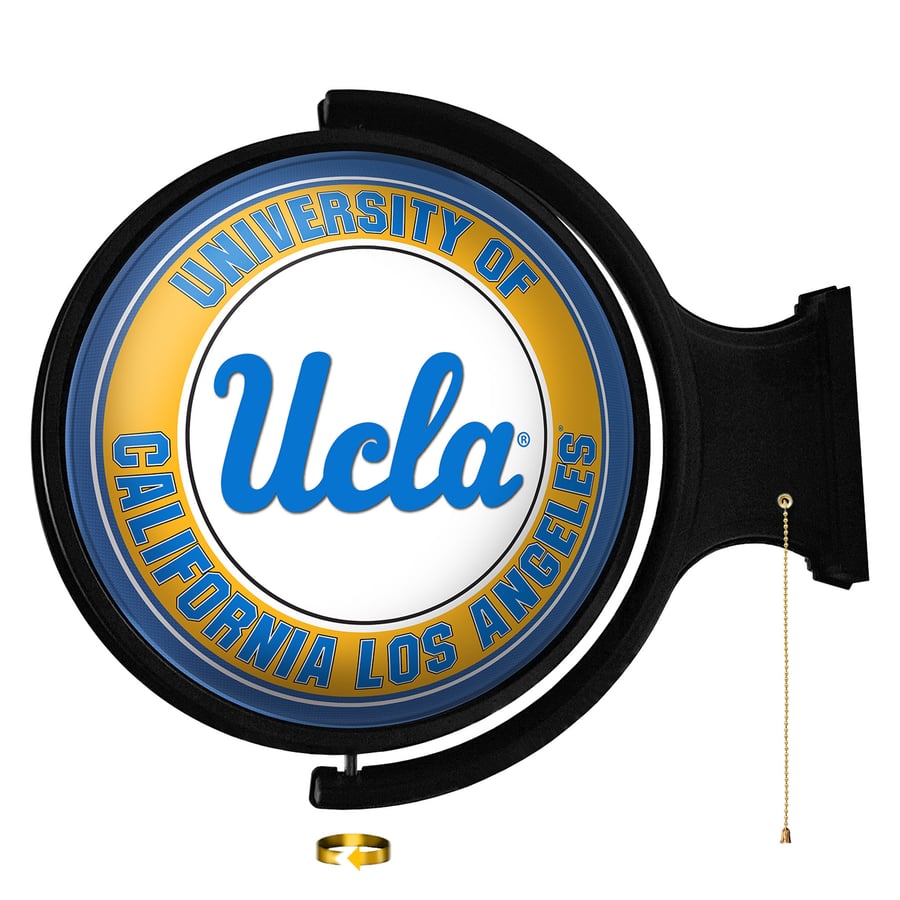 Ucla Sign In UCLA Bruins Wordmark 21'' x 23'' Rotating Lighted Wall Sign