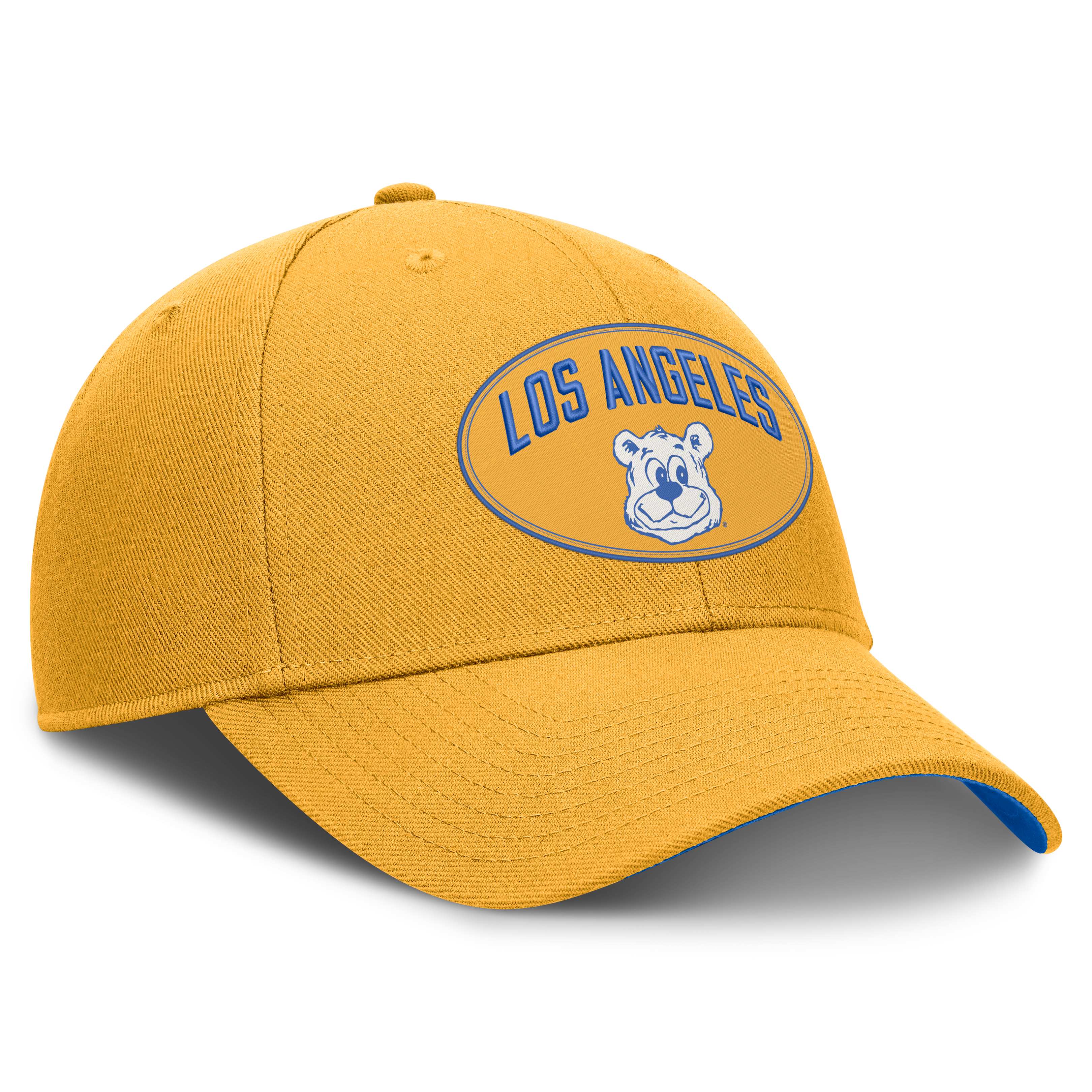 Casquette unisexe Nike Gold UCLA Bruins Legacy Letter & Location Rise ajustable
