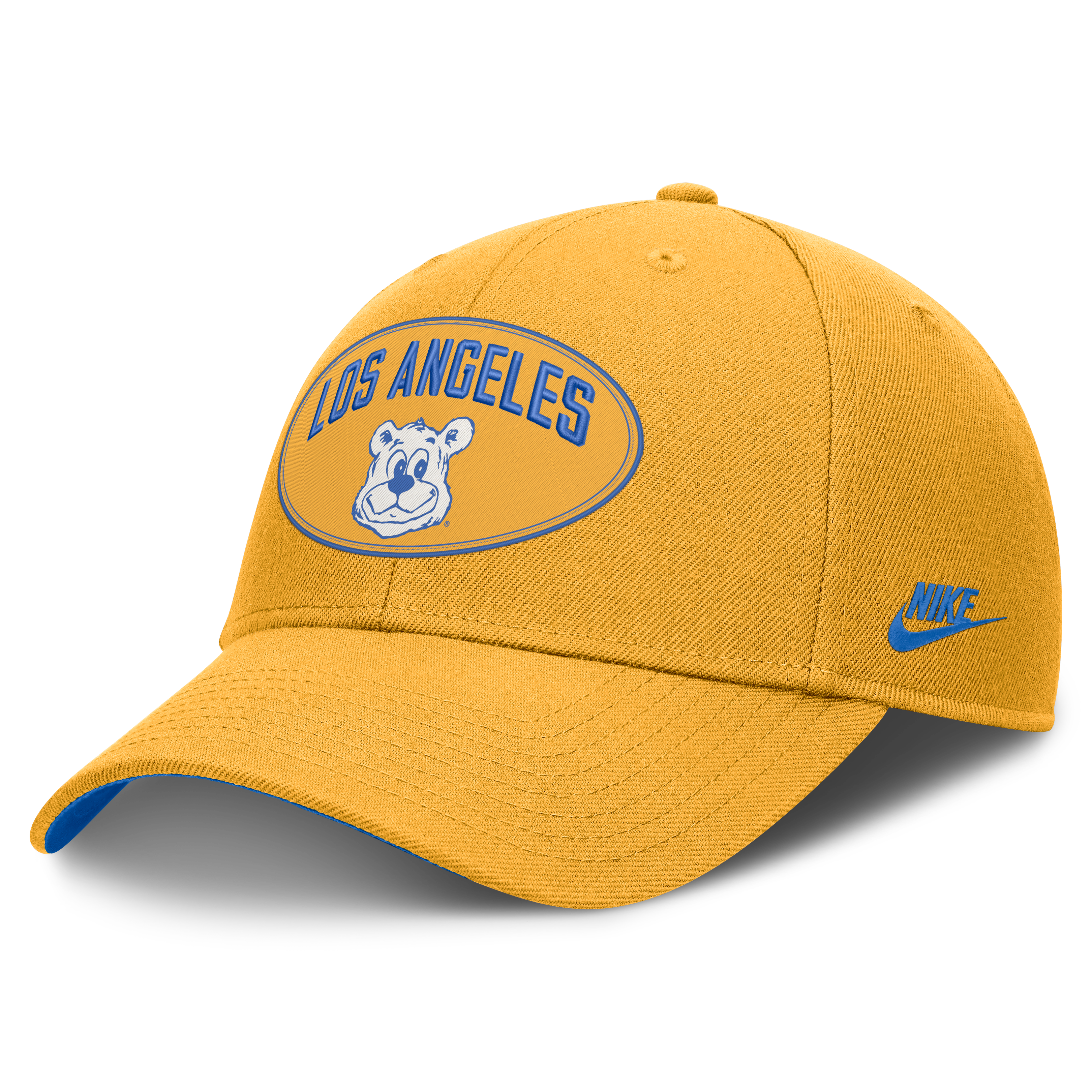 Casquette unisexe Nike Gold UCLA Bruins Legacy Letter & Location Rise ajustable
