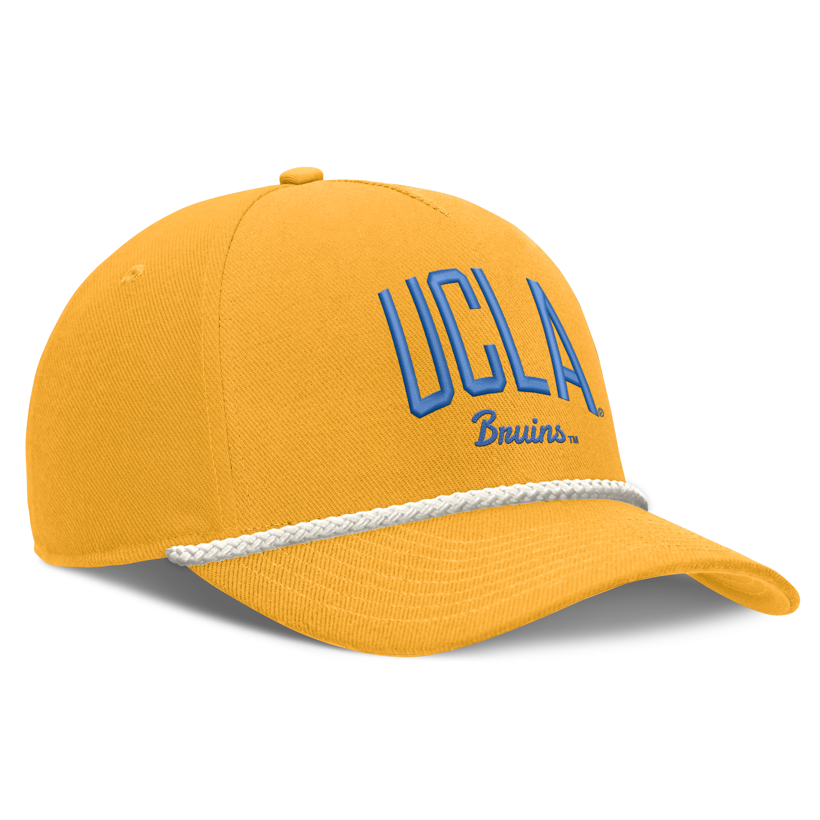 Casquette unisexe Nike dorée UCLA Bruins à lettres et taille ajustable