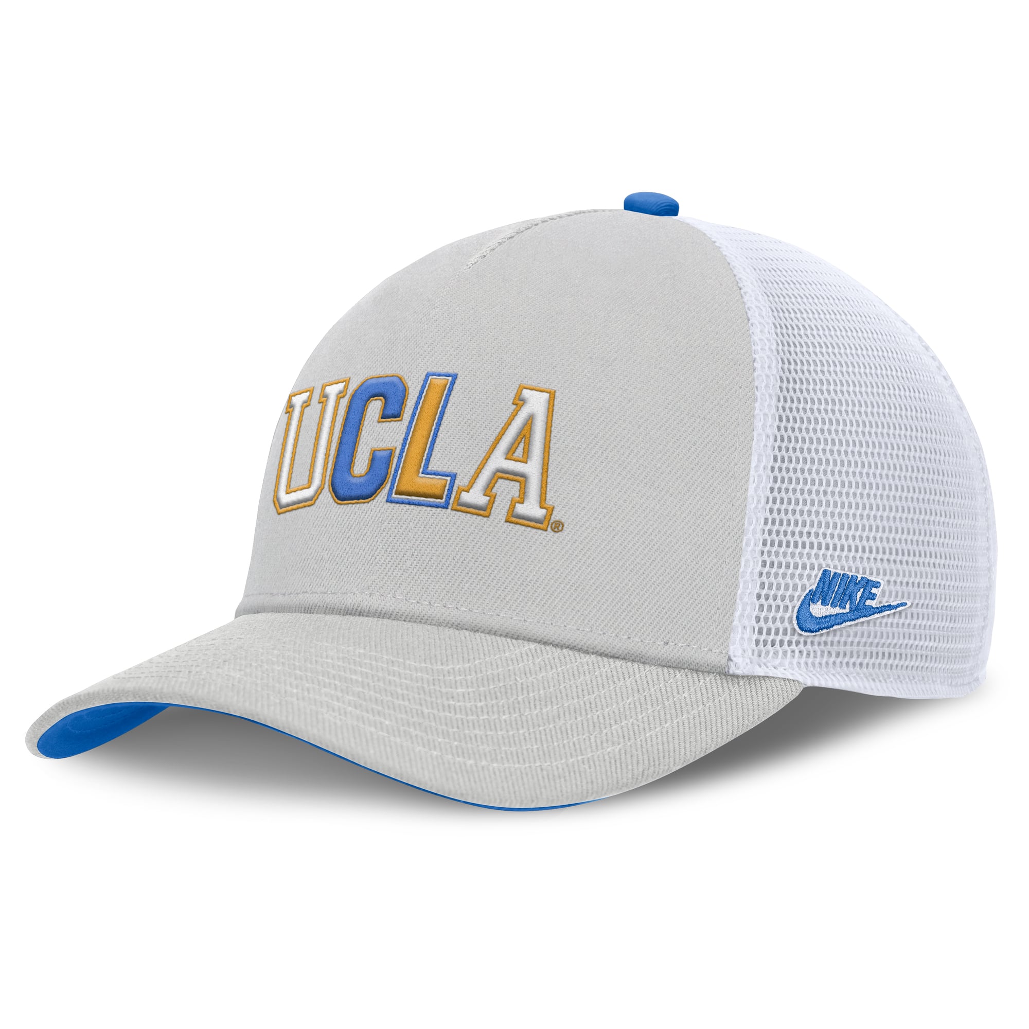 Unisex Nike Gray UCLA Bruins 2026 Basketball Refresh 5-Panel Rise ...