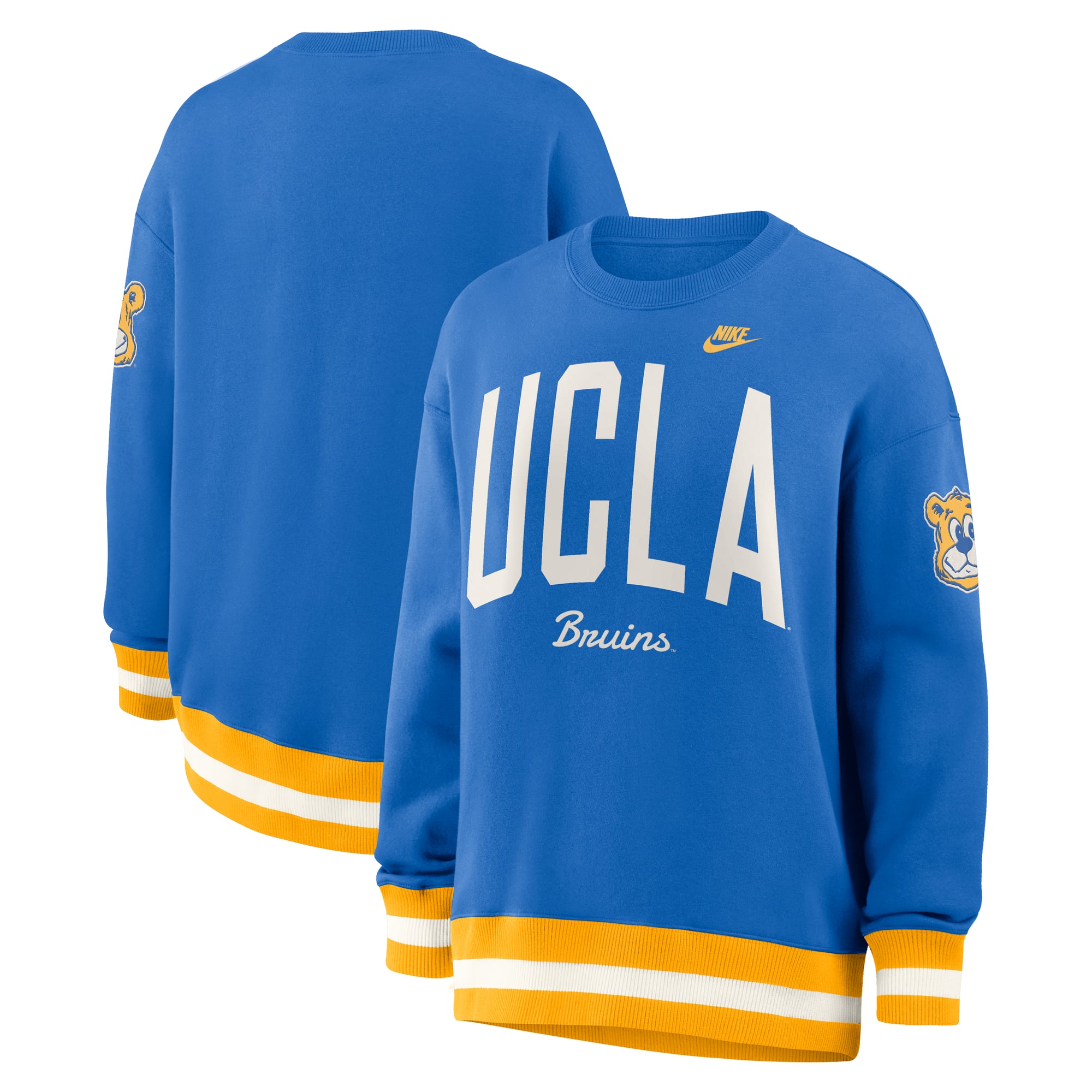 Sweat-shirt oversize Nike bleu UCLA Bruins Legacy Arch Phoenix pour femme