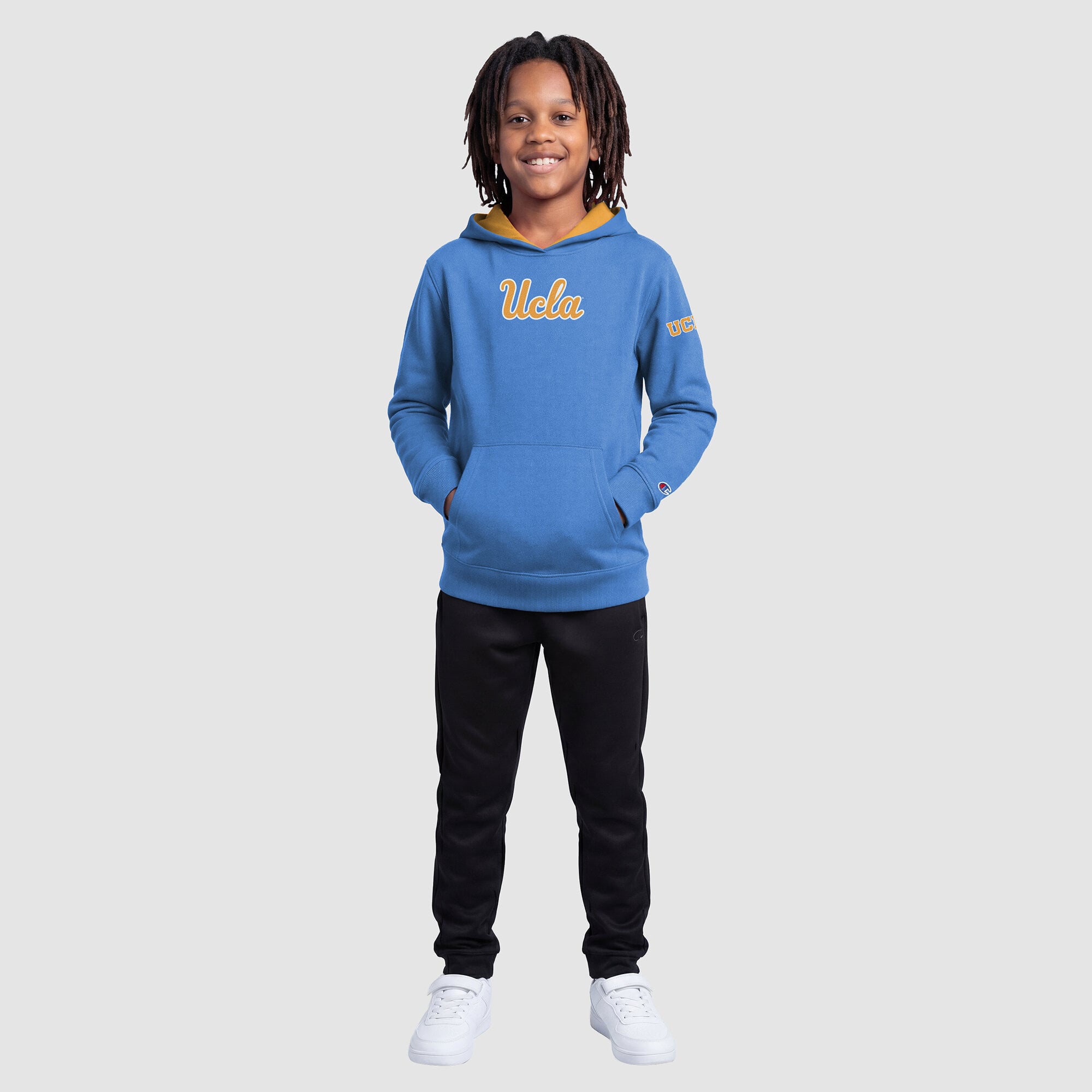 Youth Champion  Heather Gray UCLA Bruins Fleece Hoodie